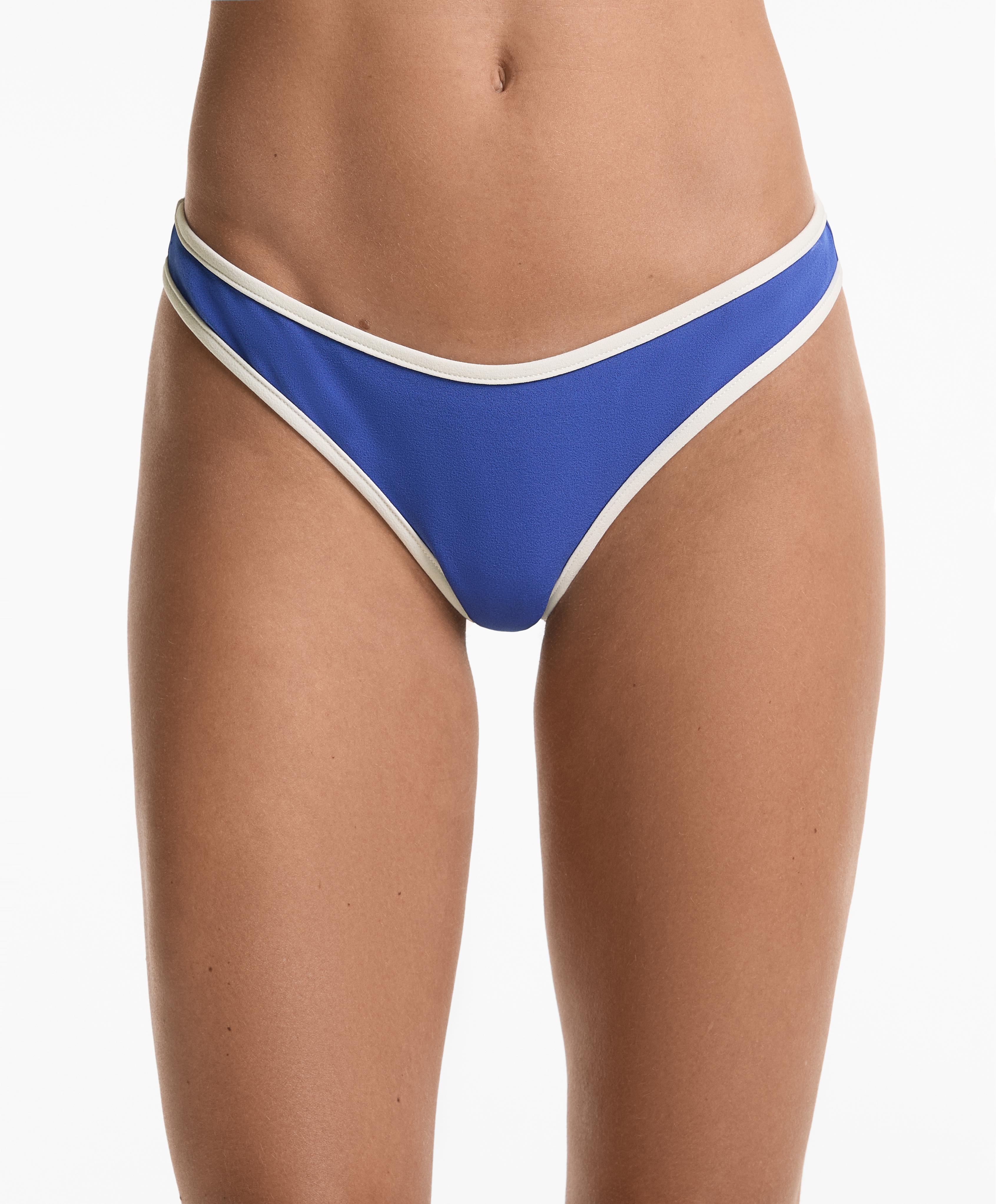 U-cut Brazilian bikini briefs with trim