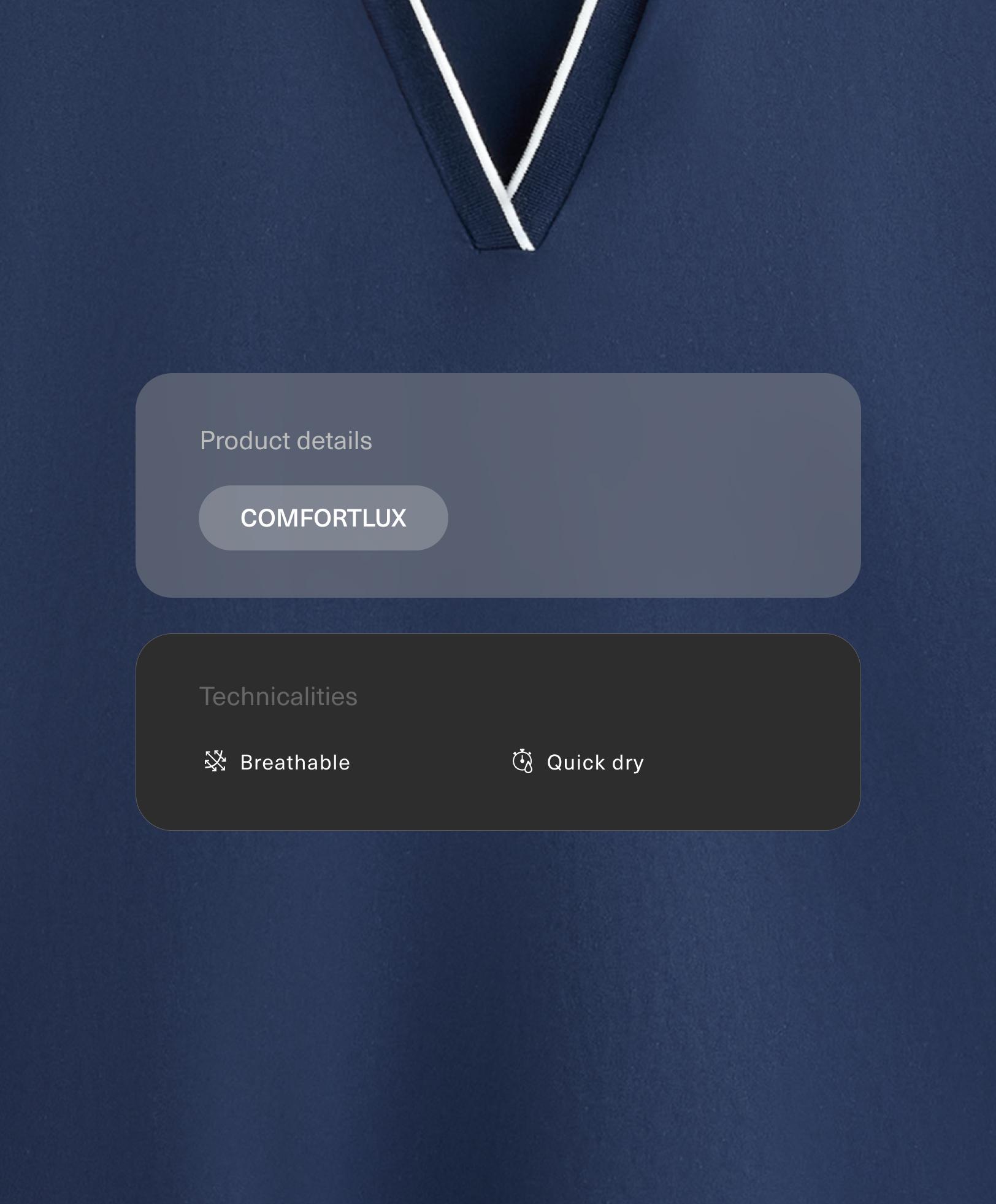 Polo manches courtes piping Comfortlux - Soldes Polo manches courtes piping Comfortlux - Soldes