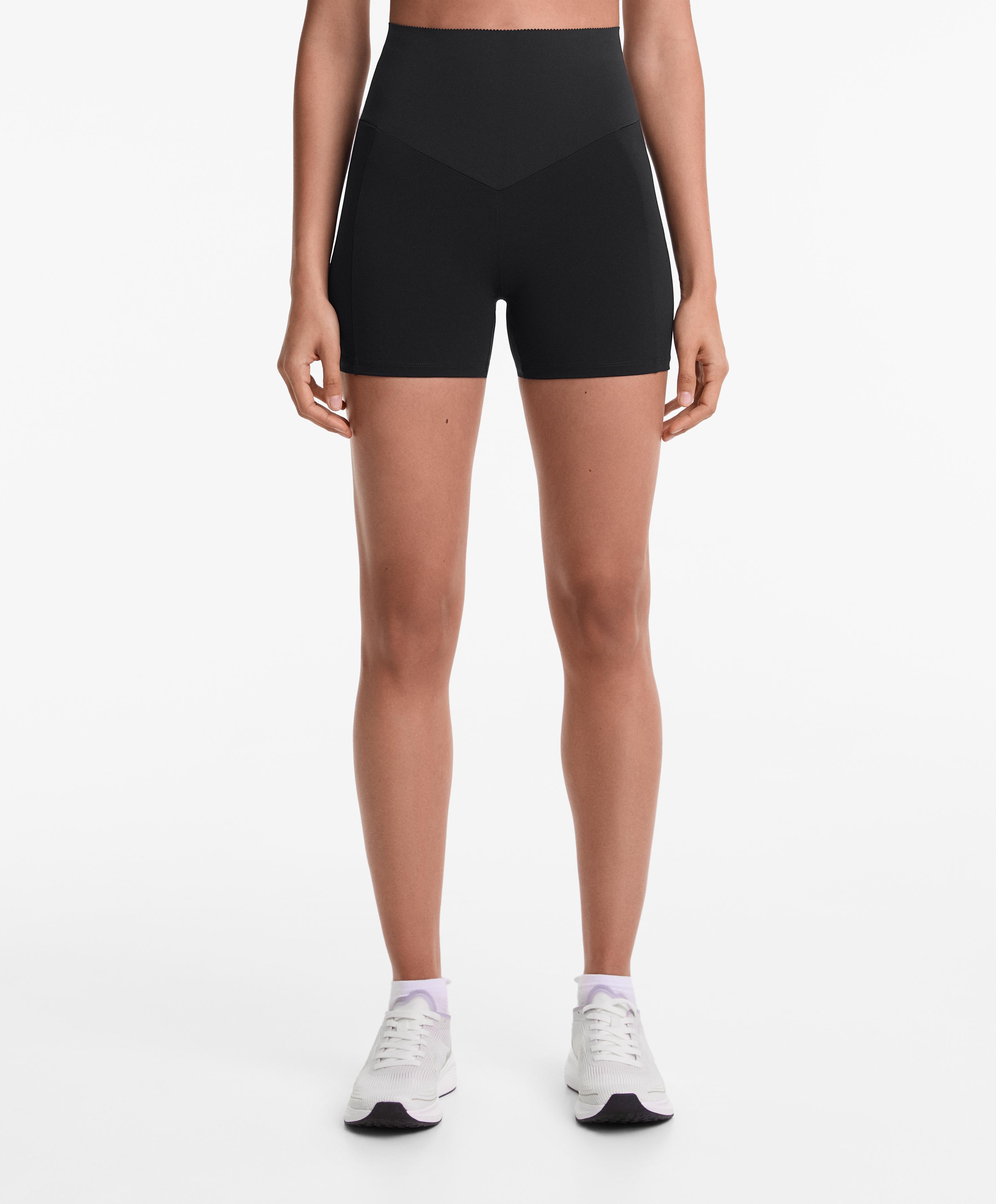 10cm Compressive pocket high rise hot pants
