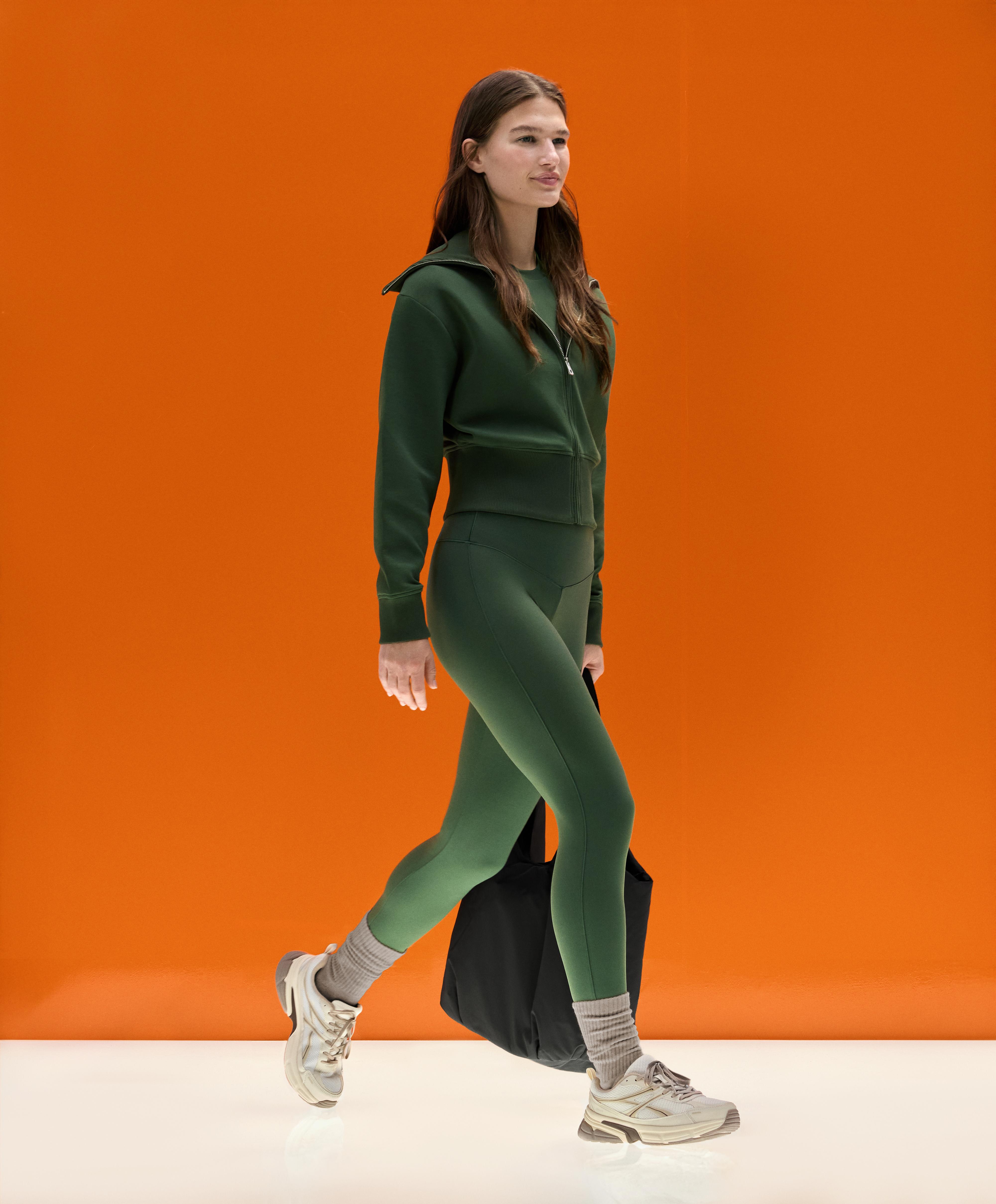 Evermove high-rise ankle-length leggings — GREEN
