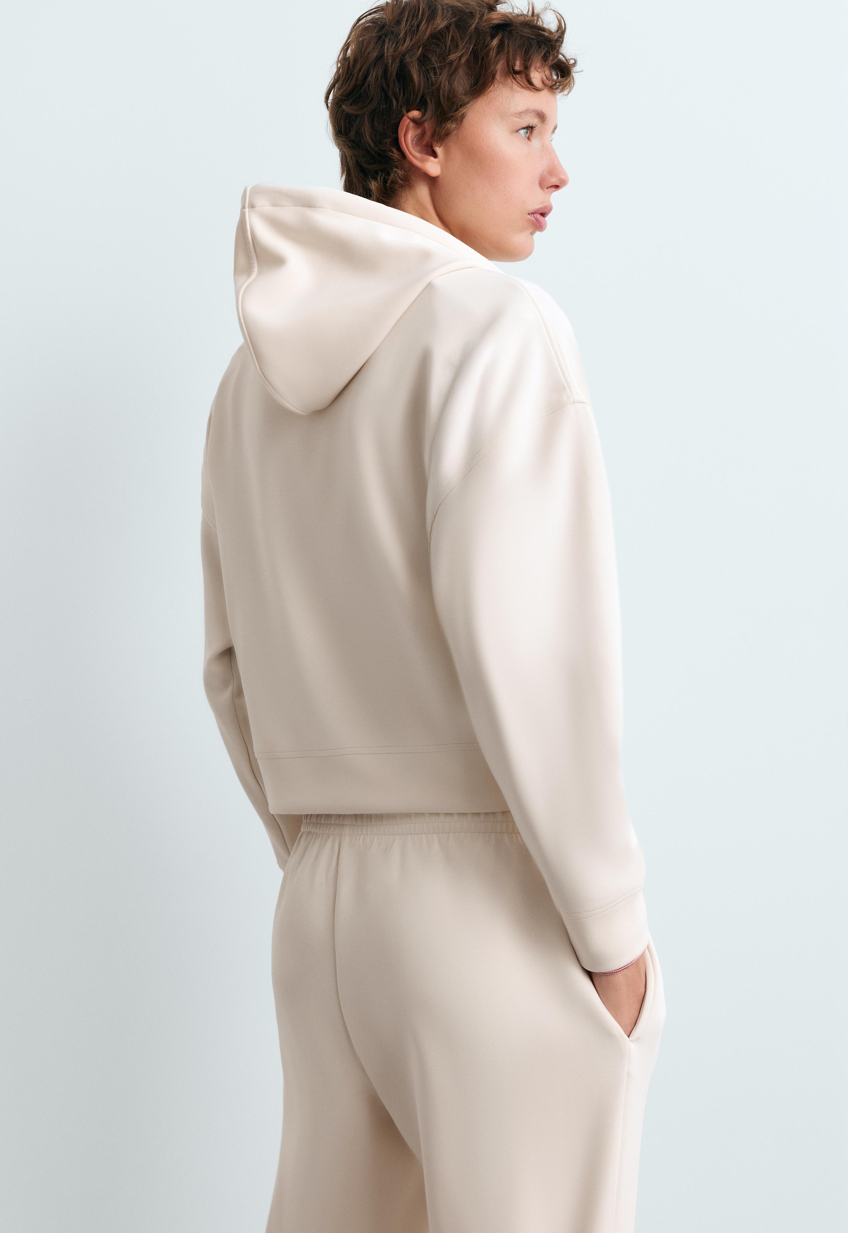 Oysho Brushed modal içeren boxy sweatshirt görsel 7