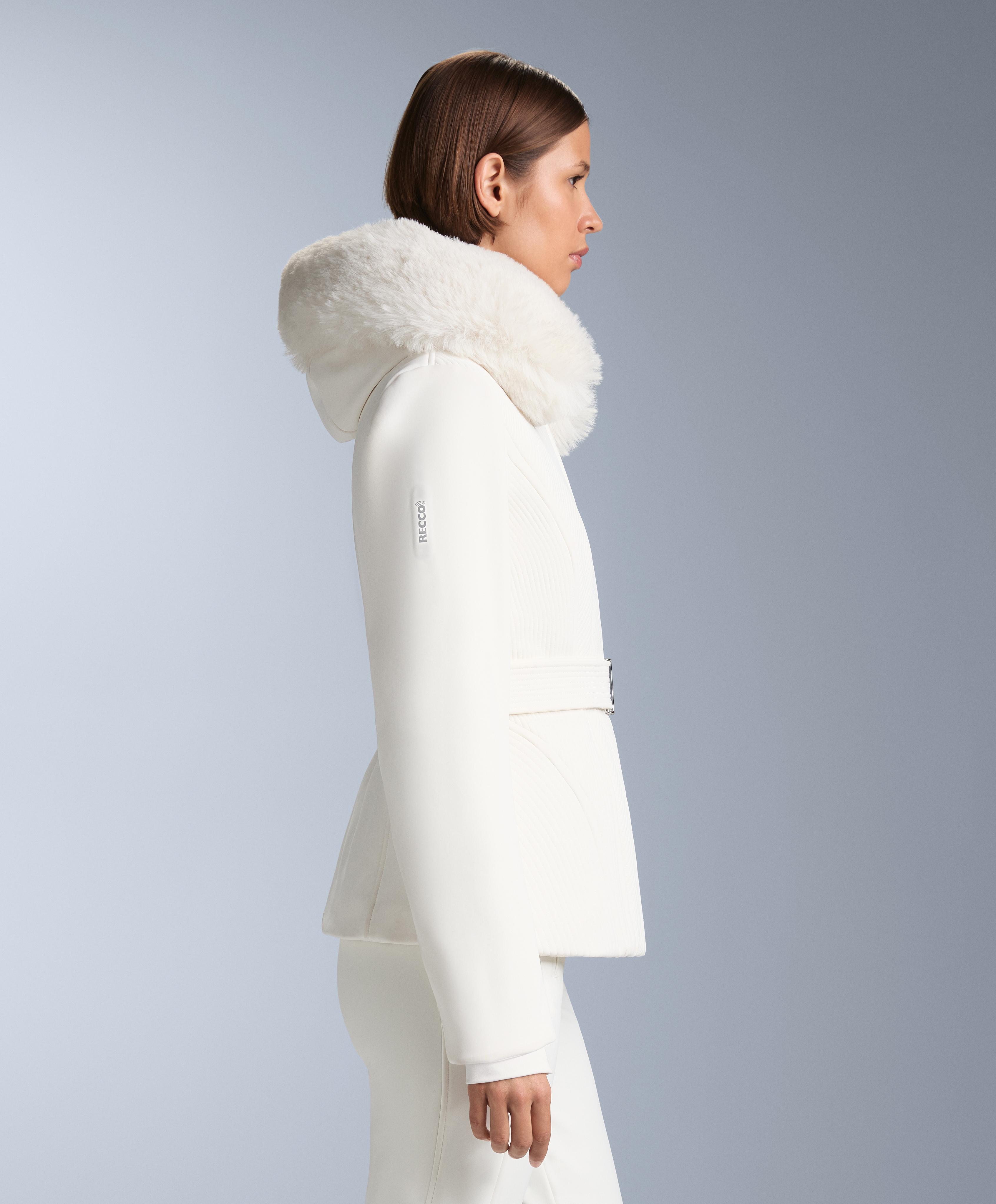 Primaloft® SKI water-resistant super-fitted jacket — WHITE 
