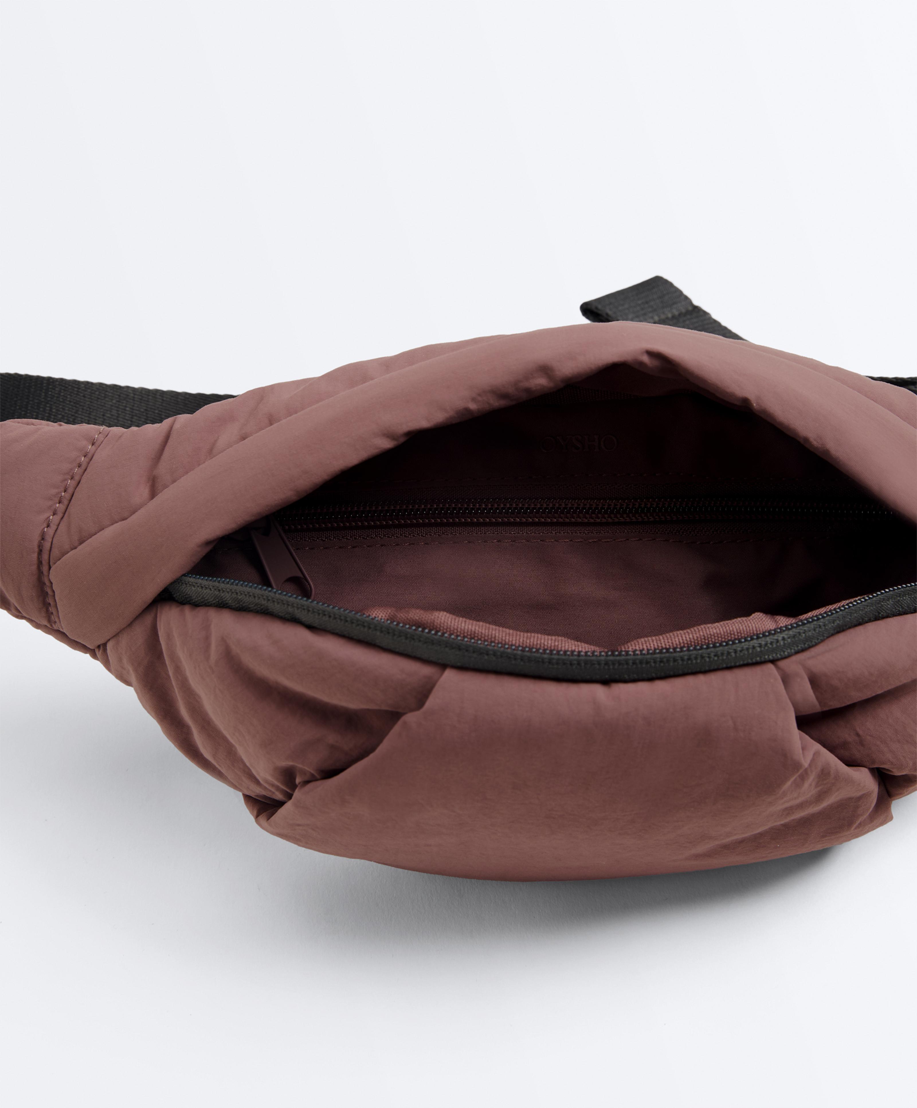 Water-repellent nylon belt bag — MAUVE