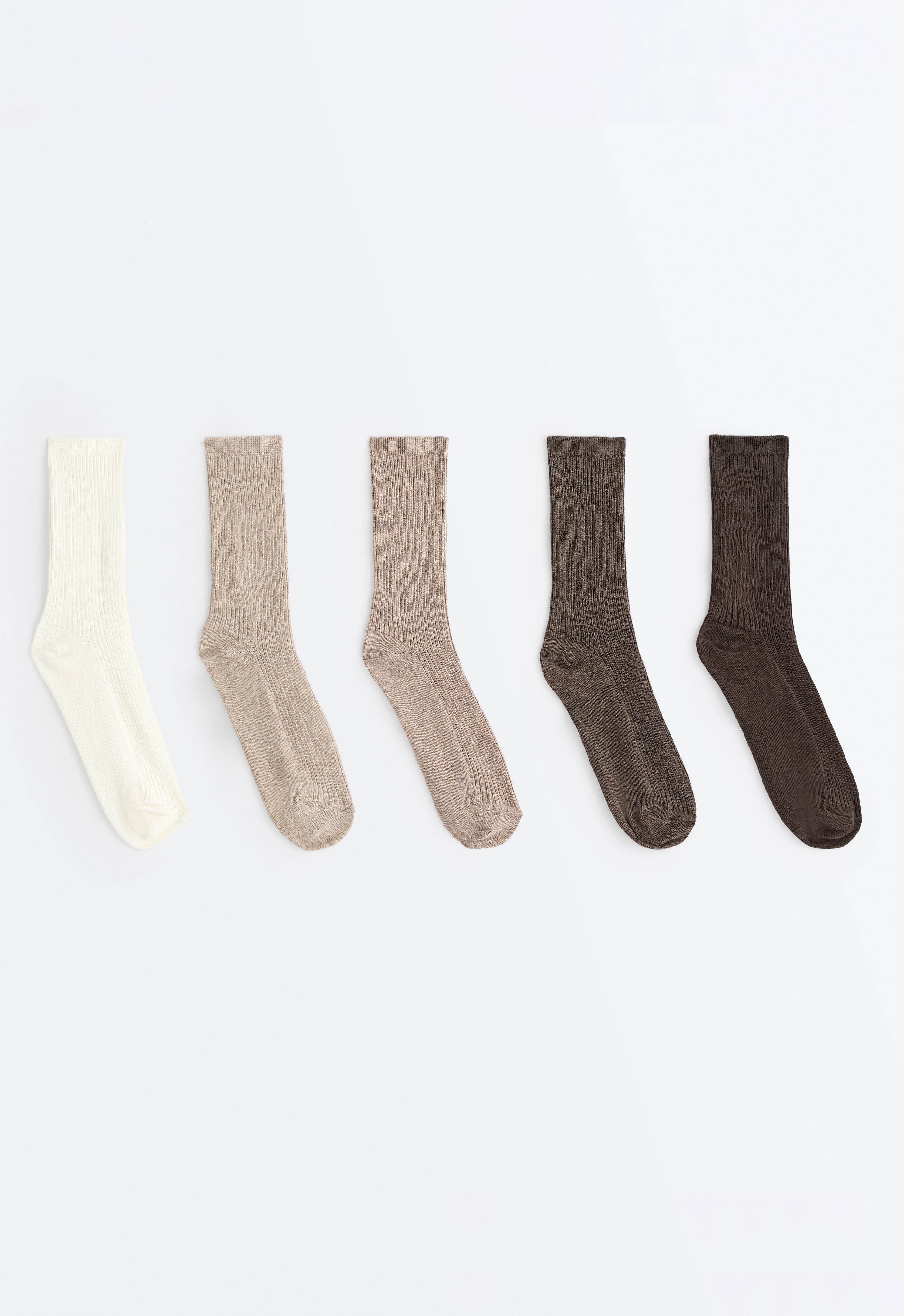 5 pairs of cotton blend classic socks