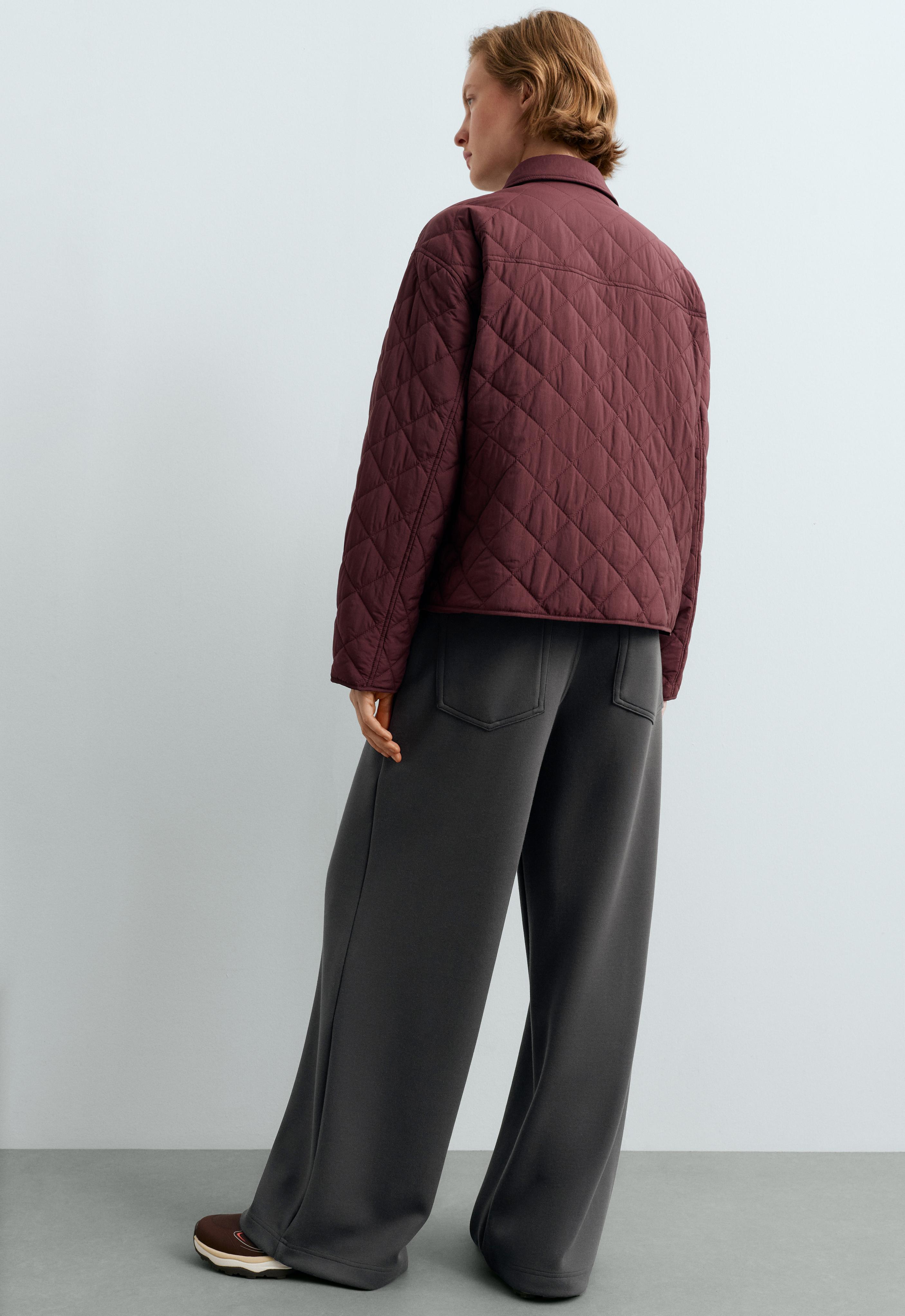 5-pocket wide-leg trousers — DARK ANTHRACITE