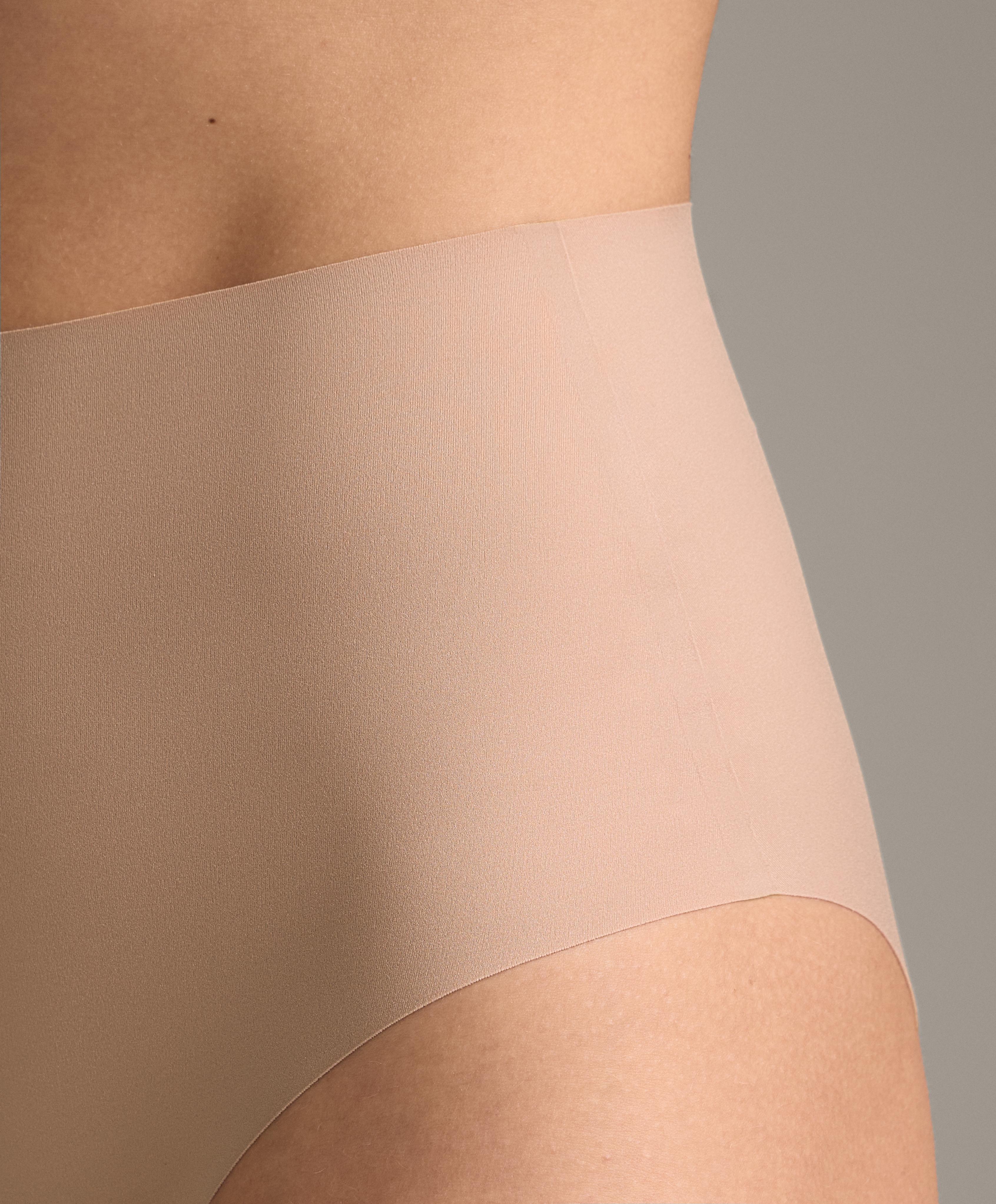 2 invisible medium-support high-rise classic briefs — BEIGE
