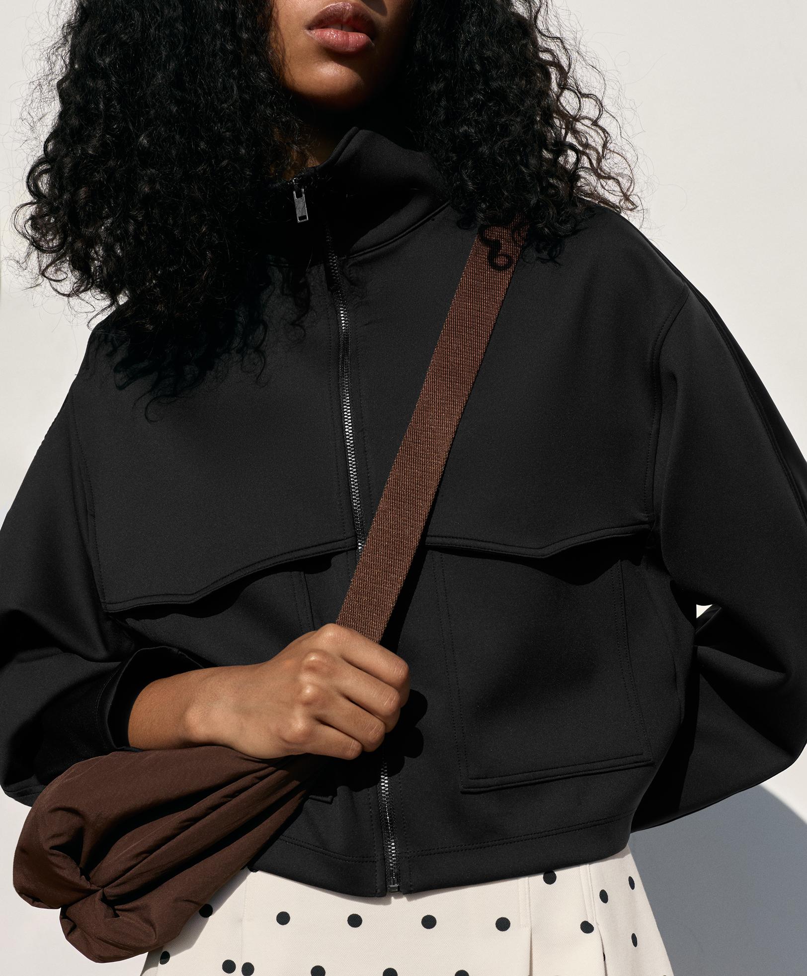 Quilted crossbody bag — BROWN