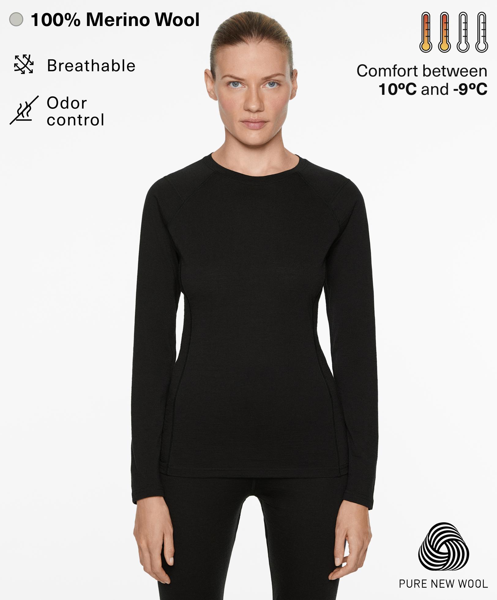 Performance base layers 100% merino wool top - Sale