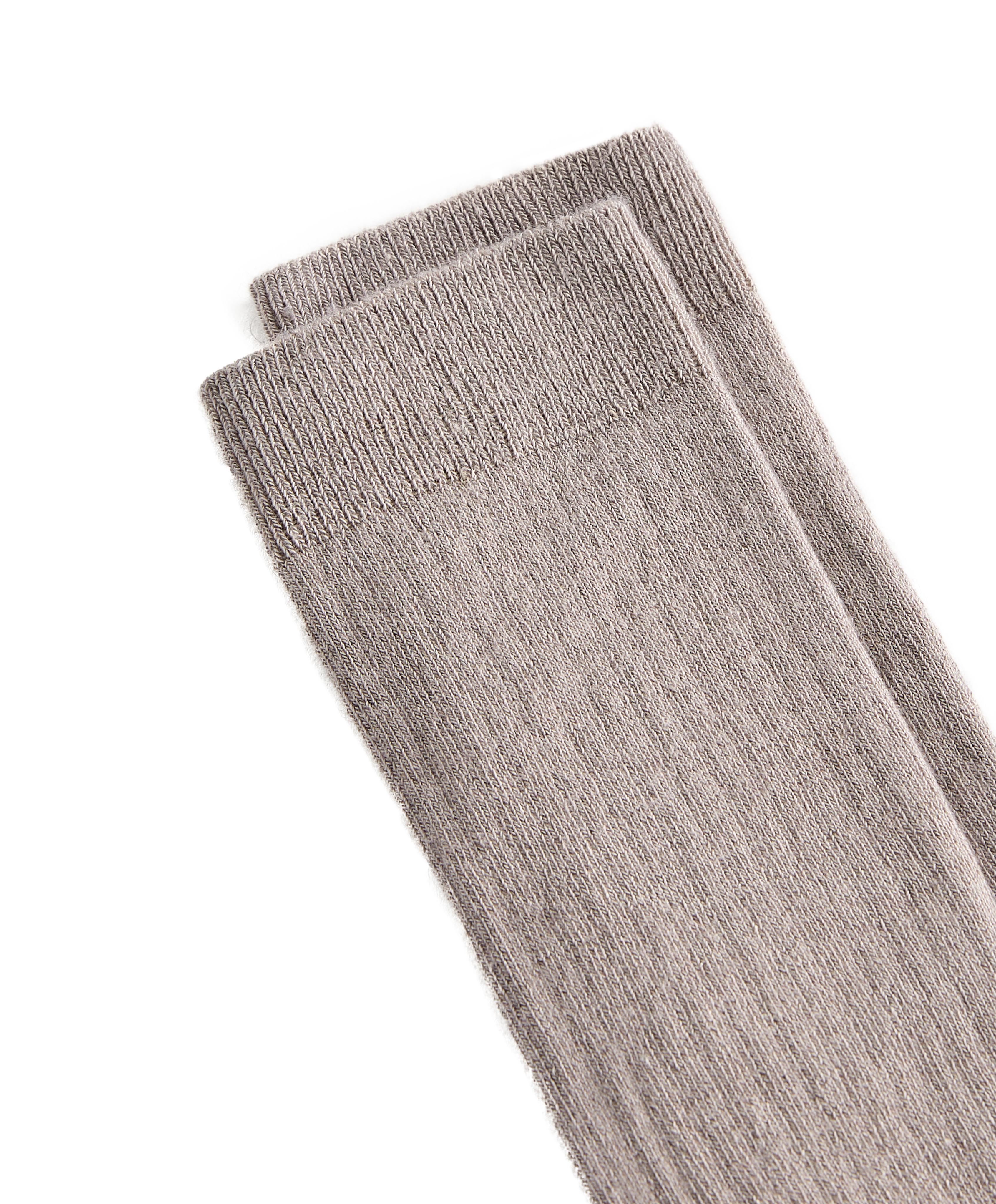 Modal blend classic socks with 13% cashmere — TAN