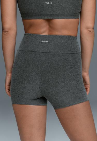 Hot pants high rise Comfortlux 10 cm — DARK GREY MELANGE 4