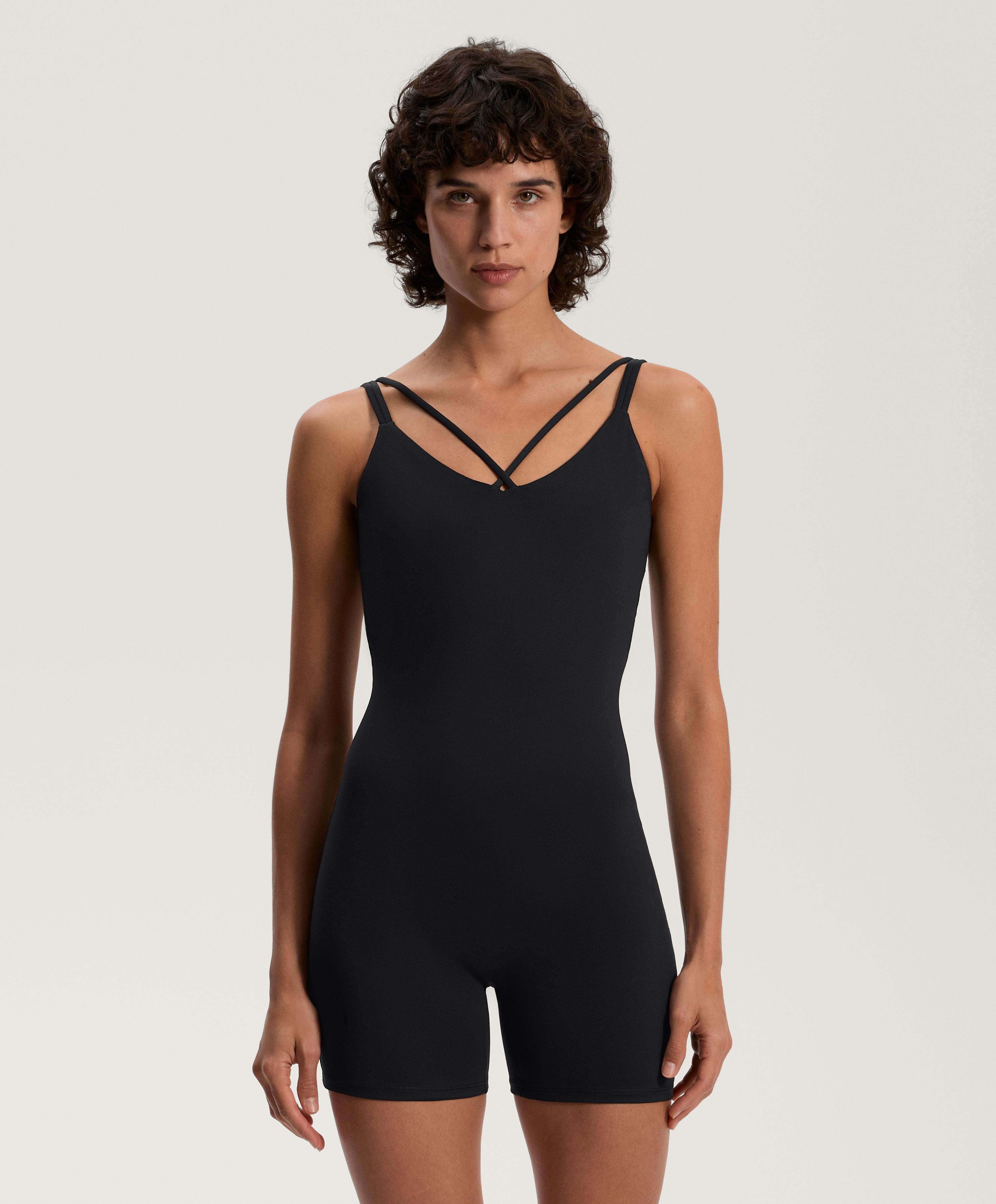 Comfortlux double strap short jumpsuit