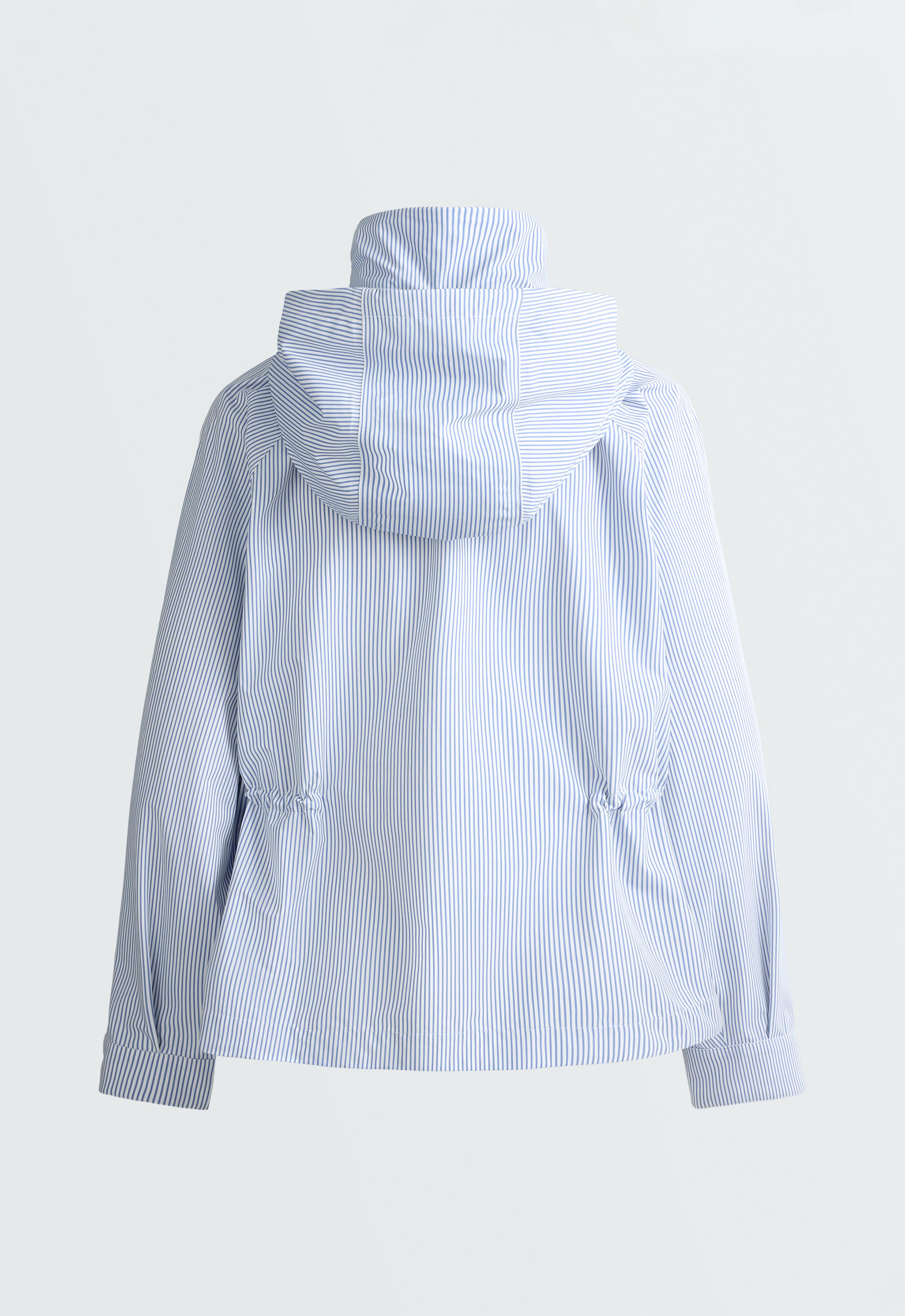 Extra lightweight 10k waterproof striped jacket — PALE BLUE