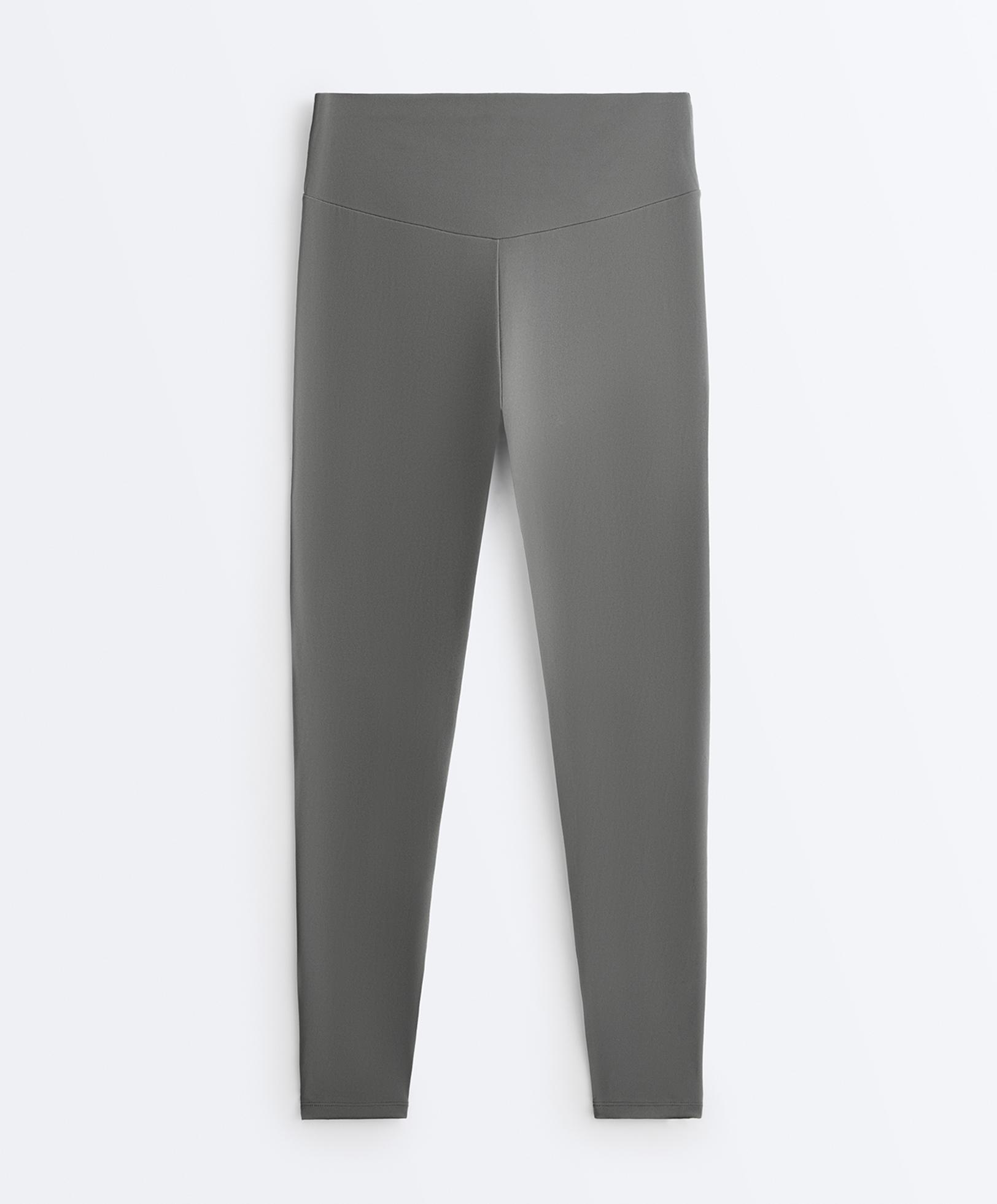 Comfortlux high-waisted ankle-length leggings — MID GREY