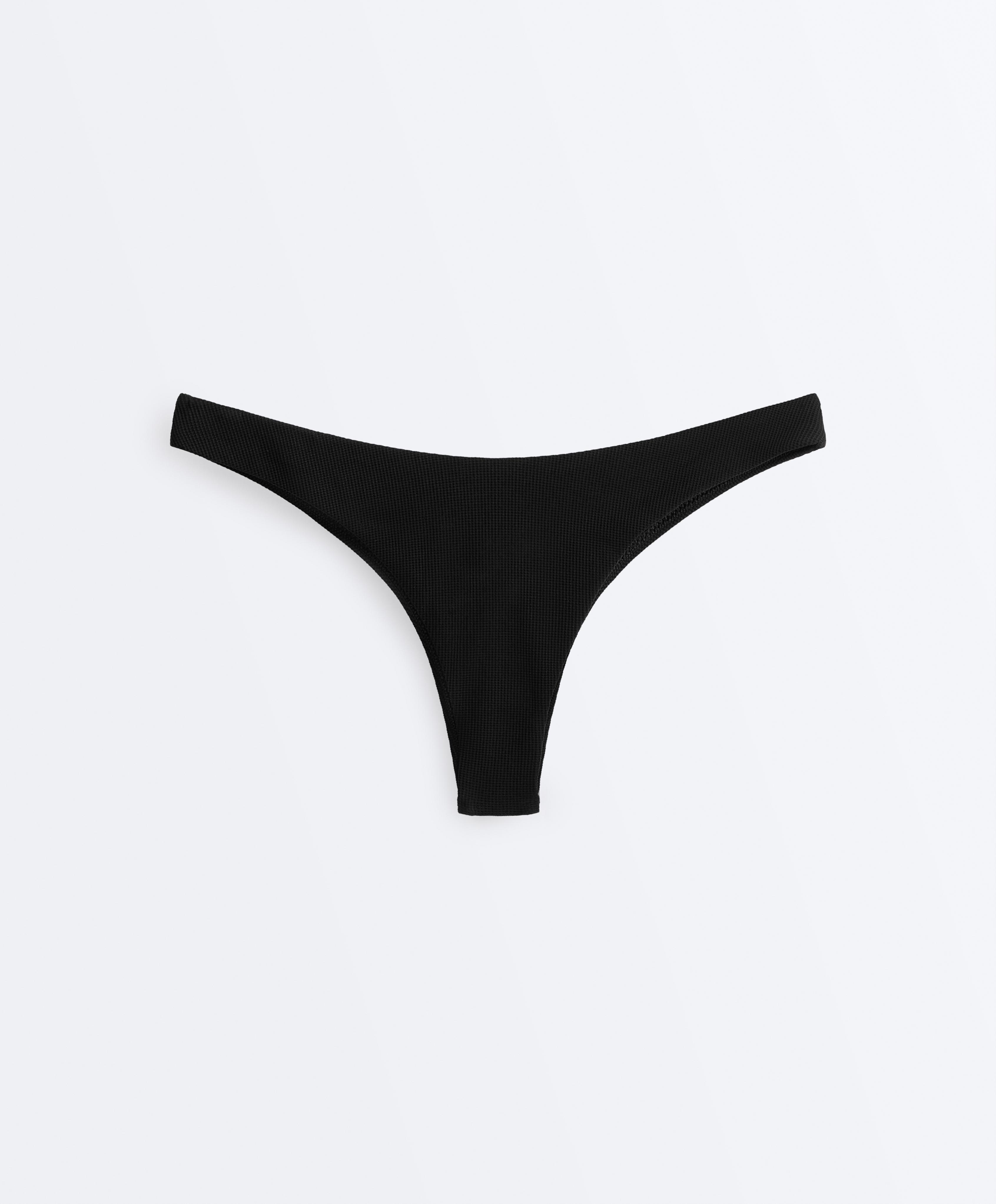 Piqué Brazilian bikini briefs