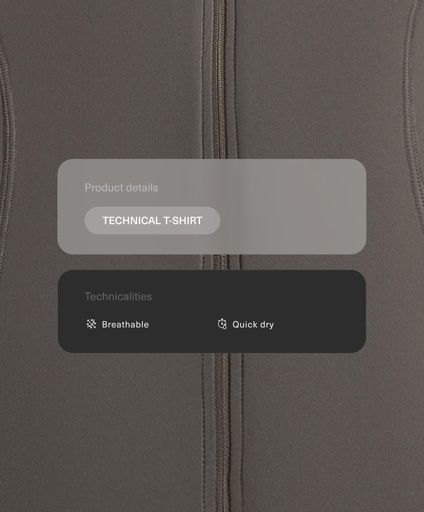 تيشيرت بسحاب دون أكمام