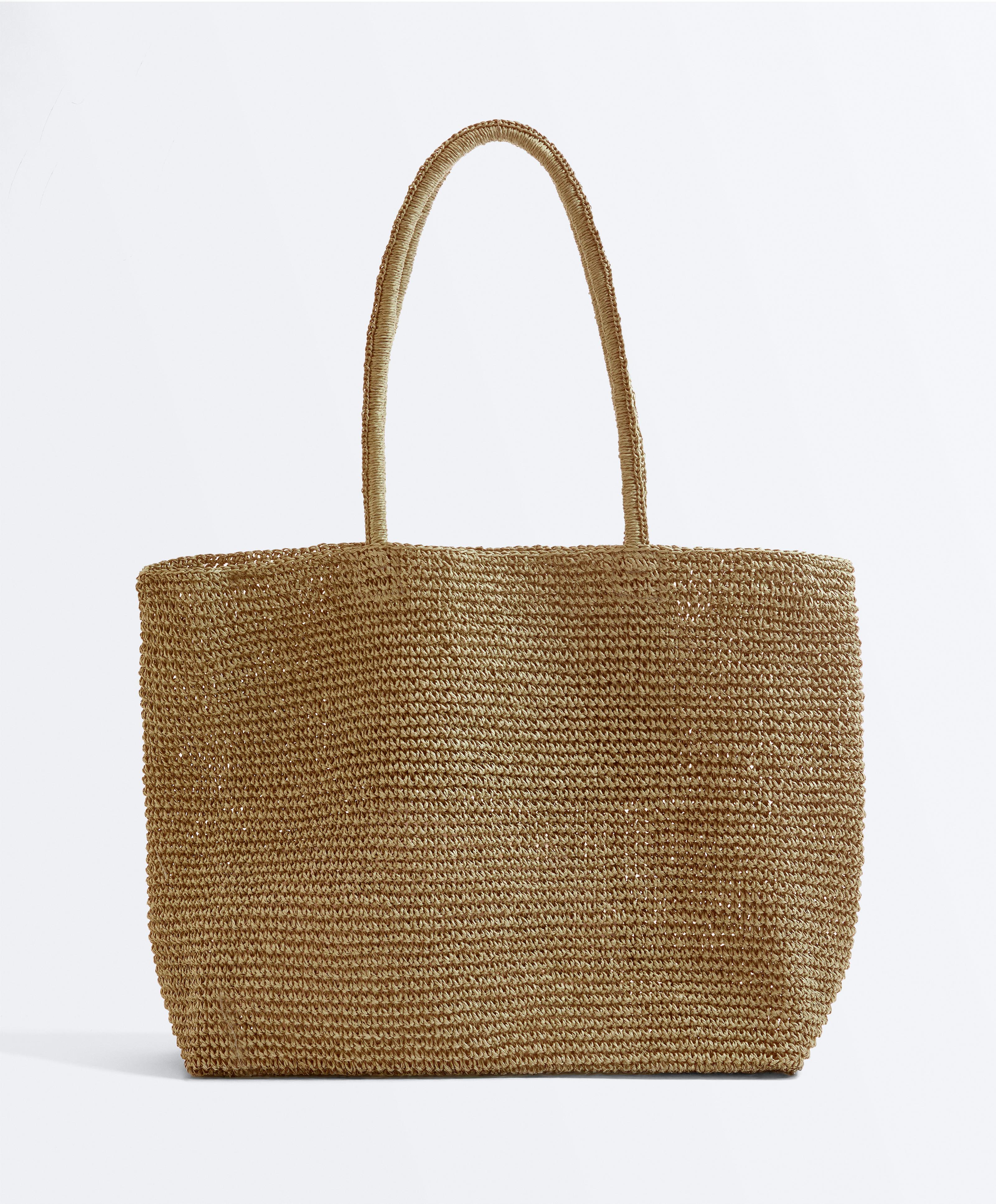 Τσάντα shopper από πλεκτό χαρτί
