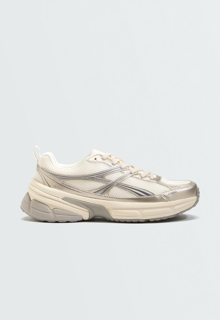 Multi-piece freetime trainers — Champagne