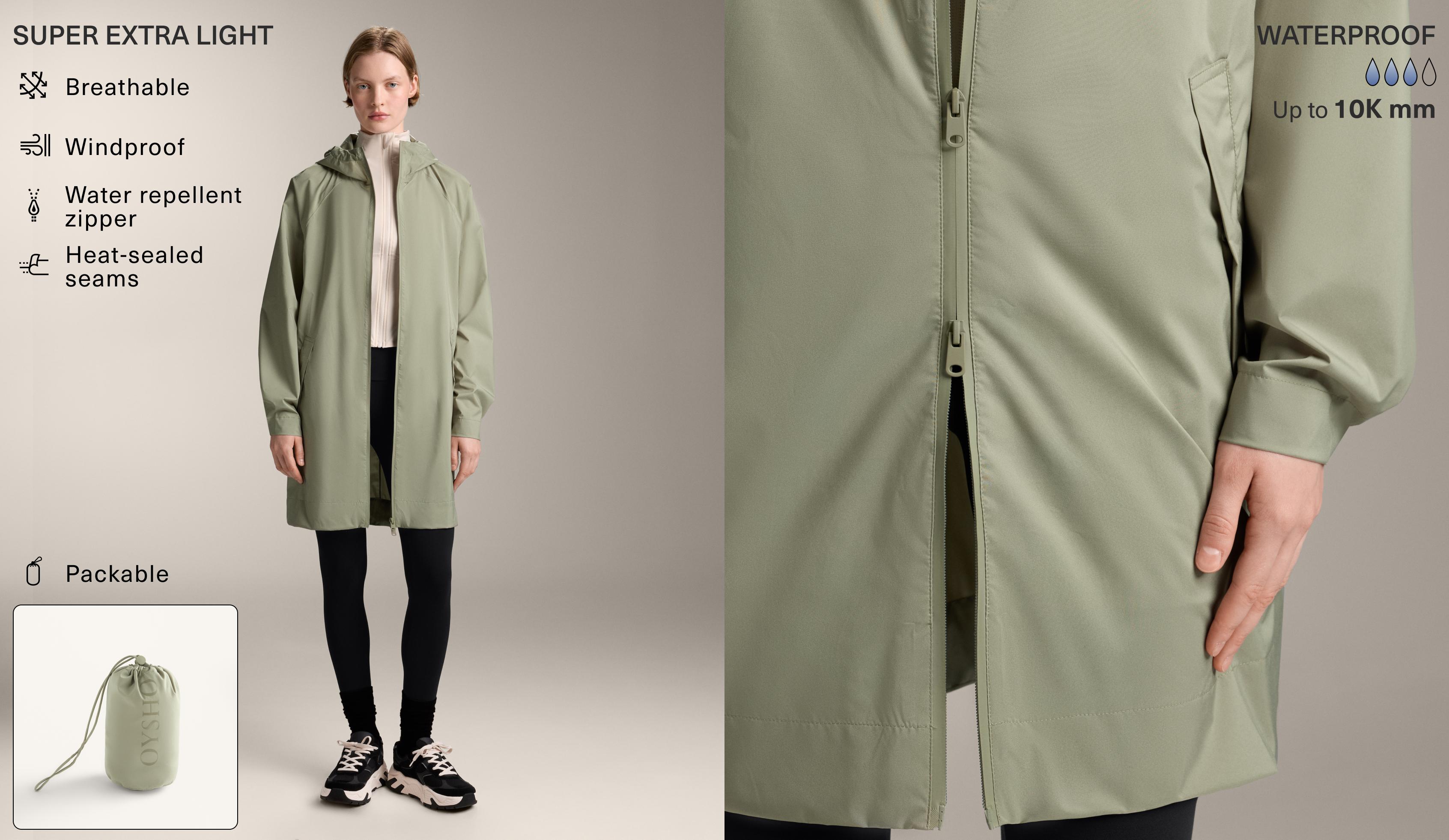 Яке 10k, което може да се опакова, супер екстра леко и водоустойчиво Яке 10k, което може да се опакова, супер екстра леко и водоустойчиво