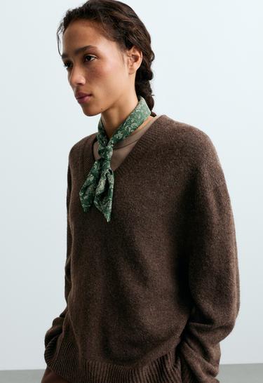 100% cotton print scarf — GREEN 4