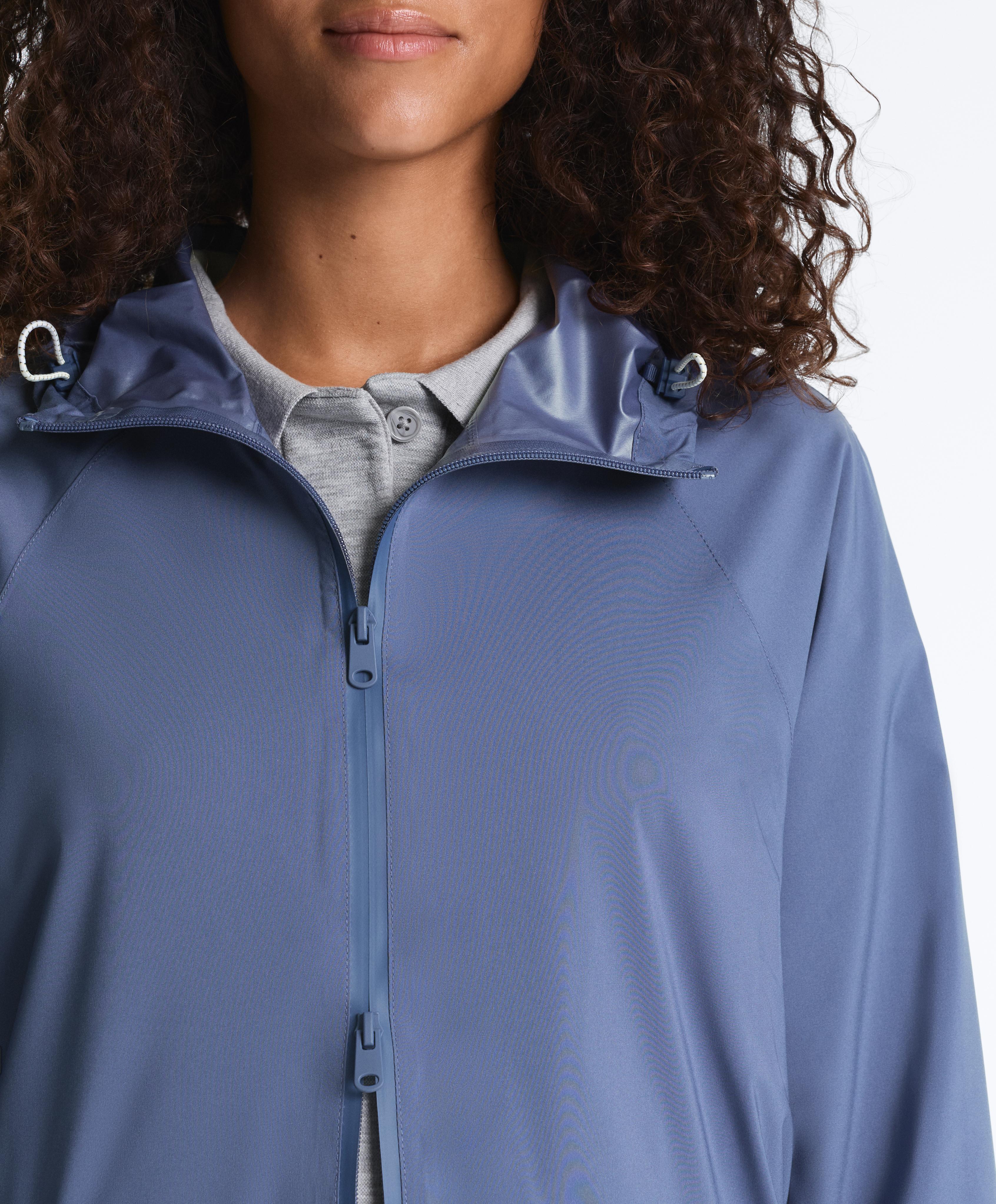 Packable super extra lightweight 10k waterproof jacket — BRIGHT GREY-BLUE