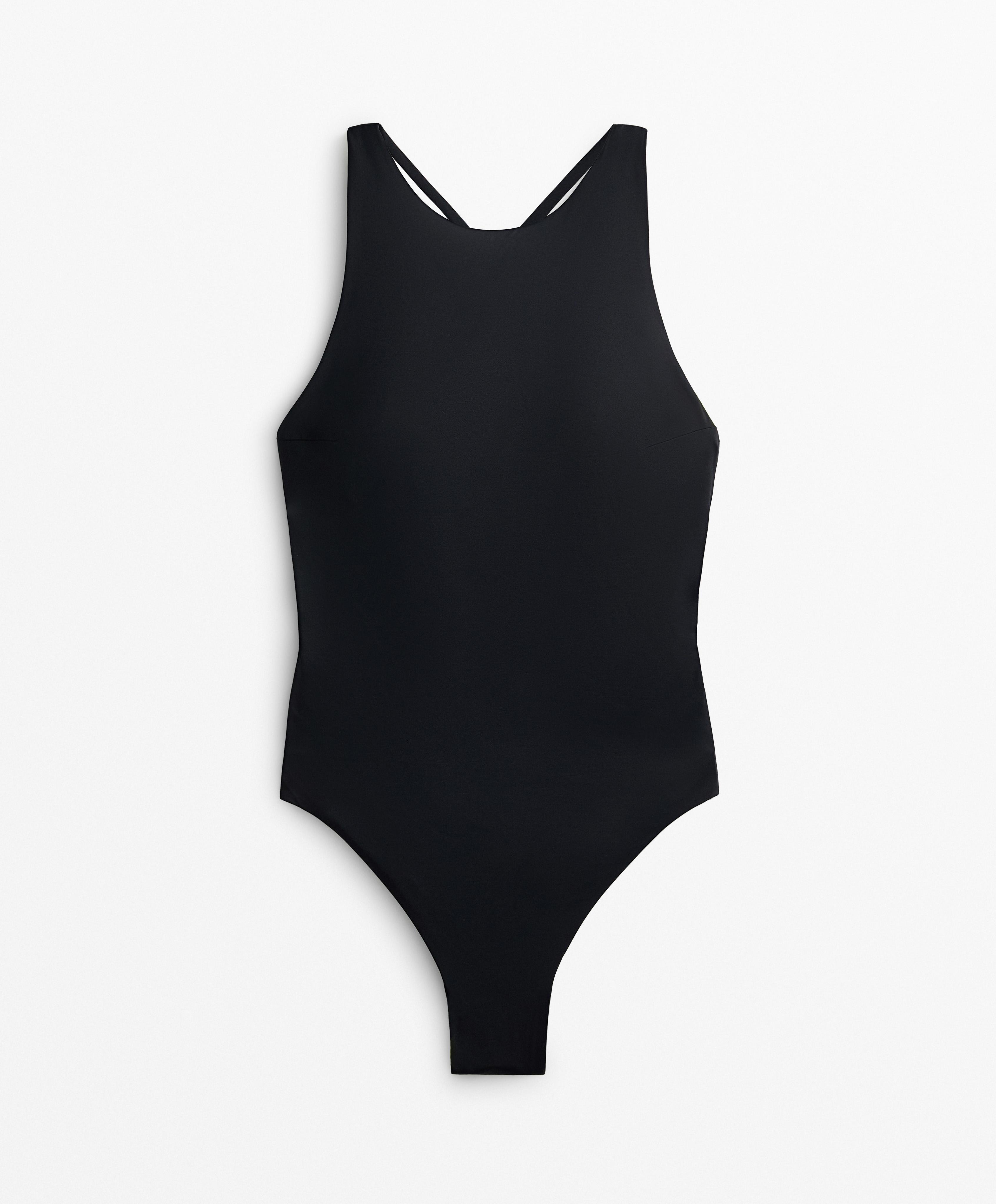 Costume da bagno halter spalline incrociate