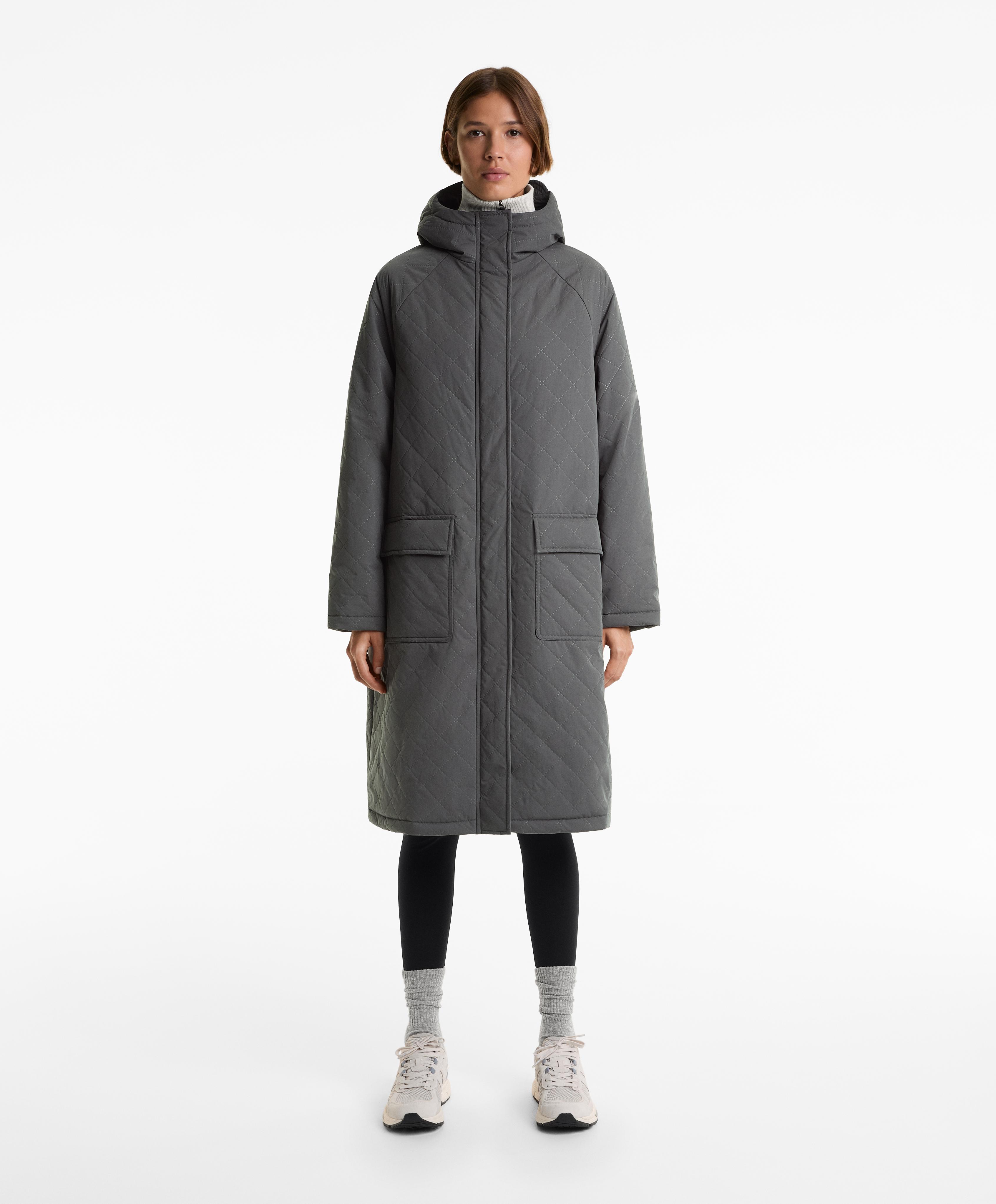 Lång vadderad vattentät jacka 3k FELLEX® med AEROGEL