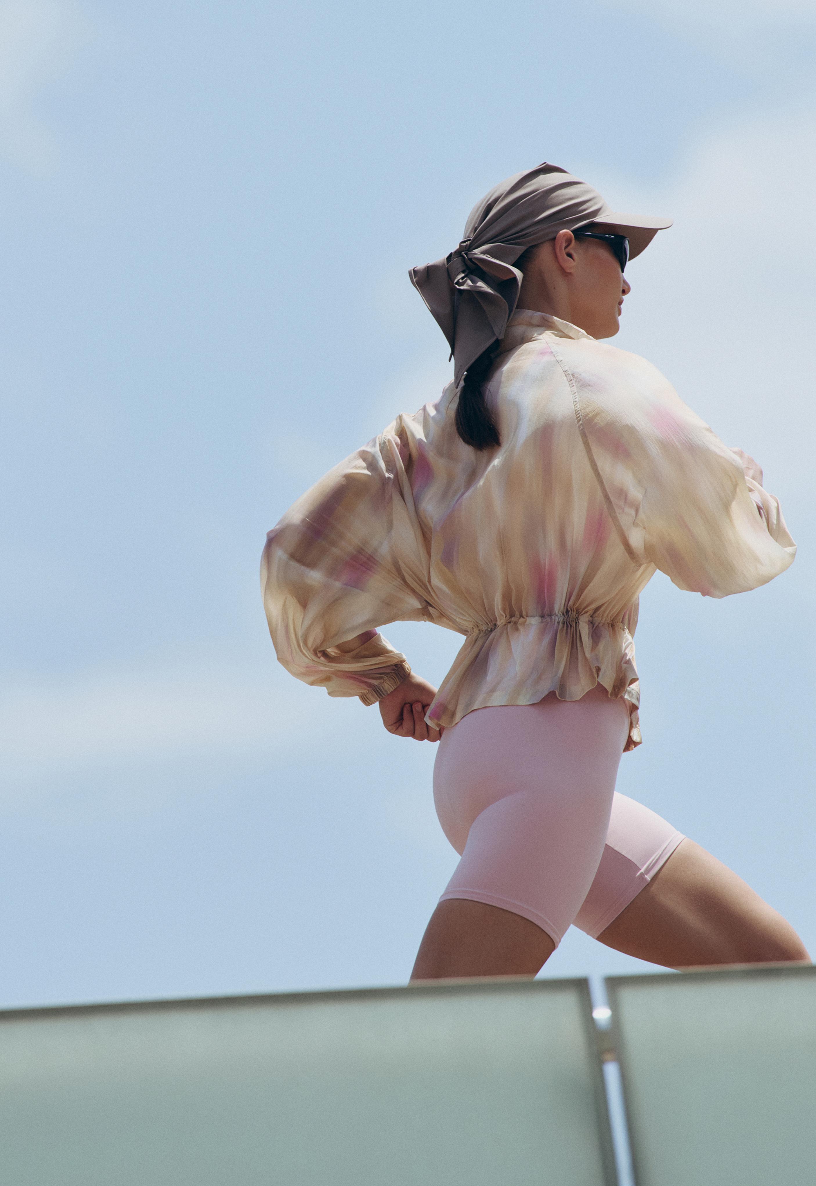 Tie-dye track jacket — BUTTER YELLOW