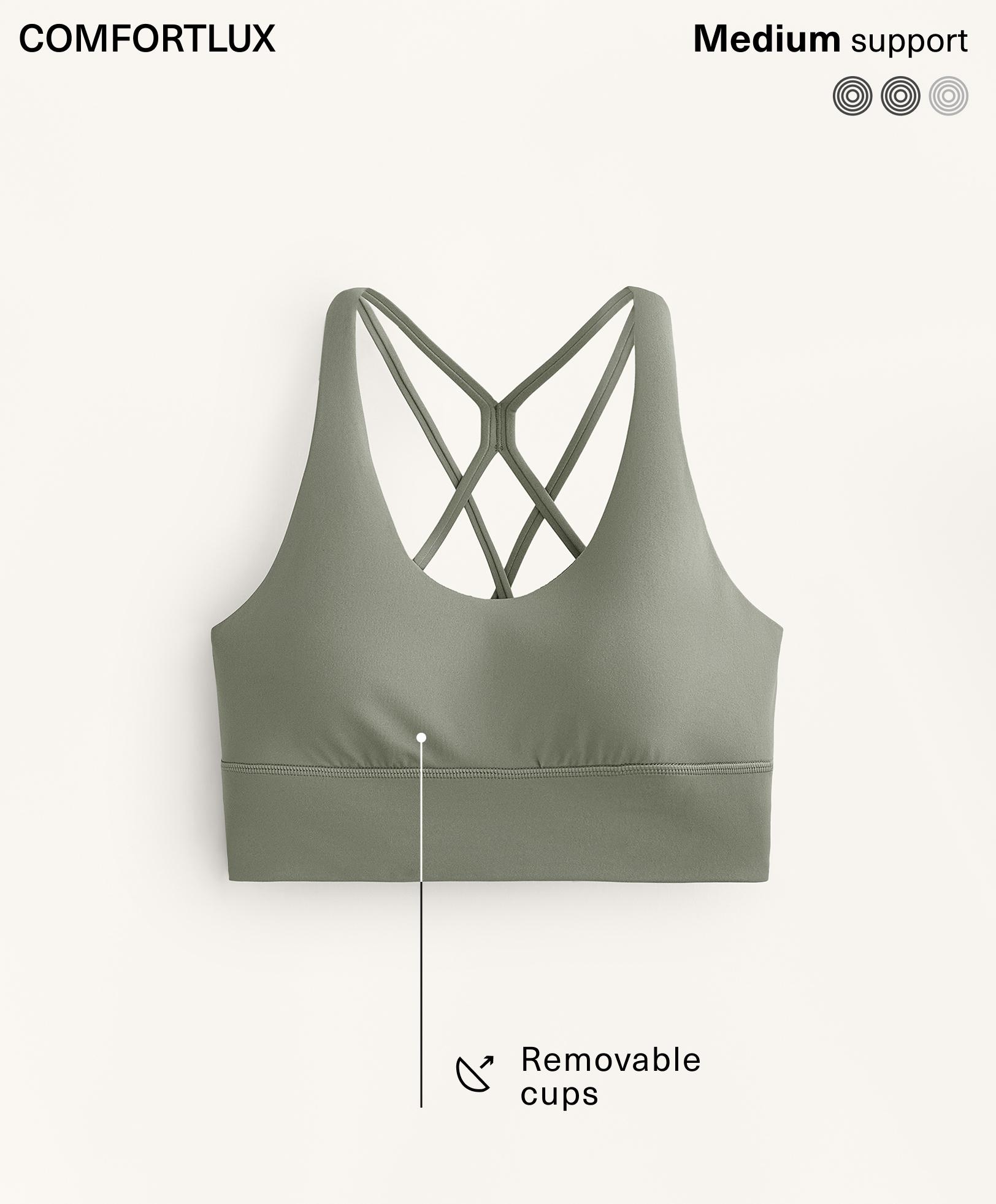 Brassière sport Comfortlux à maintien modéré et bonnets