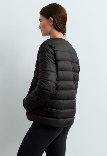 100% down padded packable jacket — BLACK 5