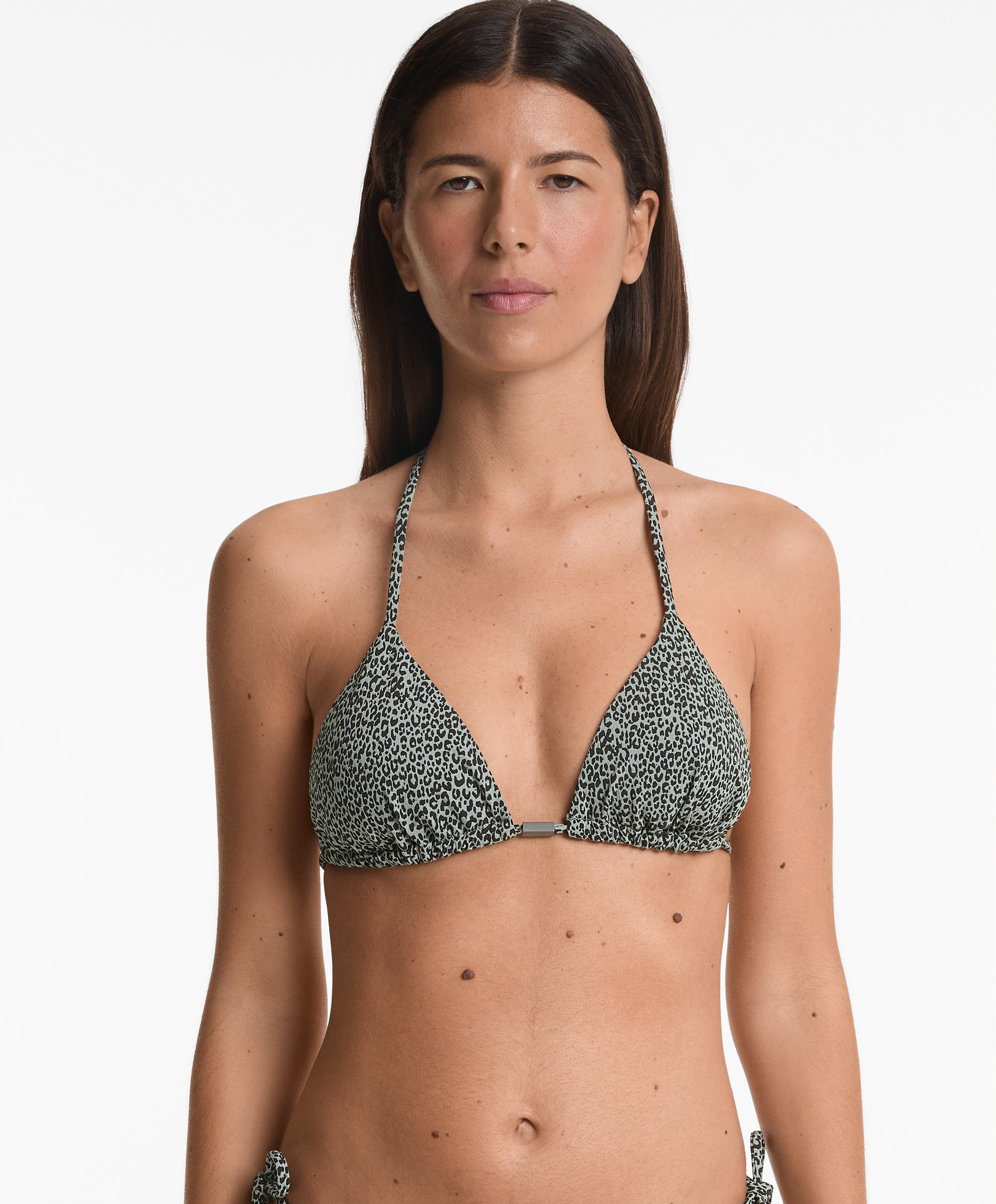 توب بيكيني مثلث مطبوع توب بيكيني مثلث مطبوع