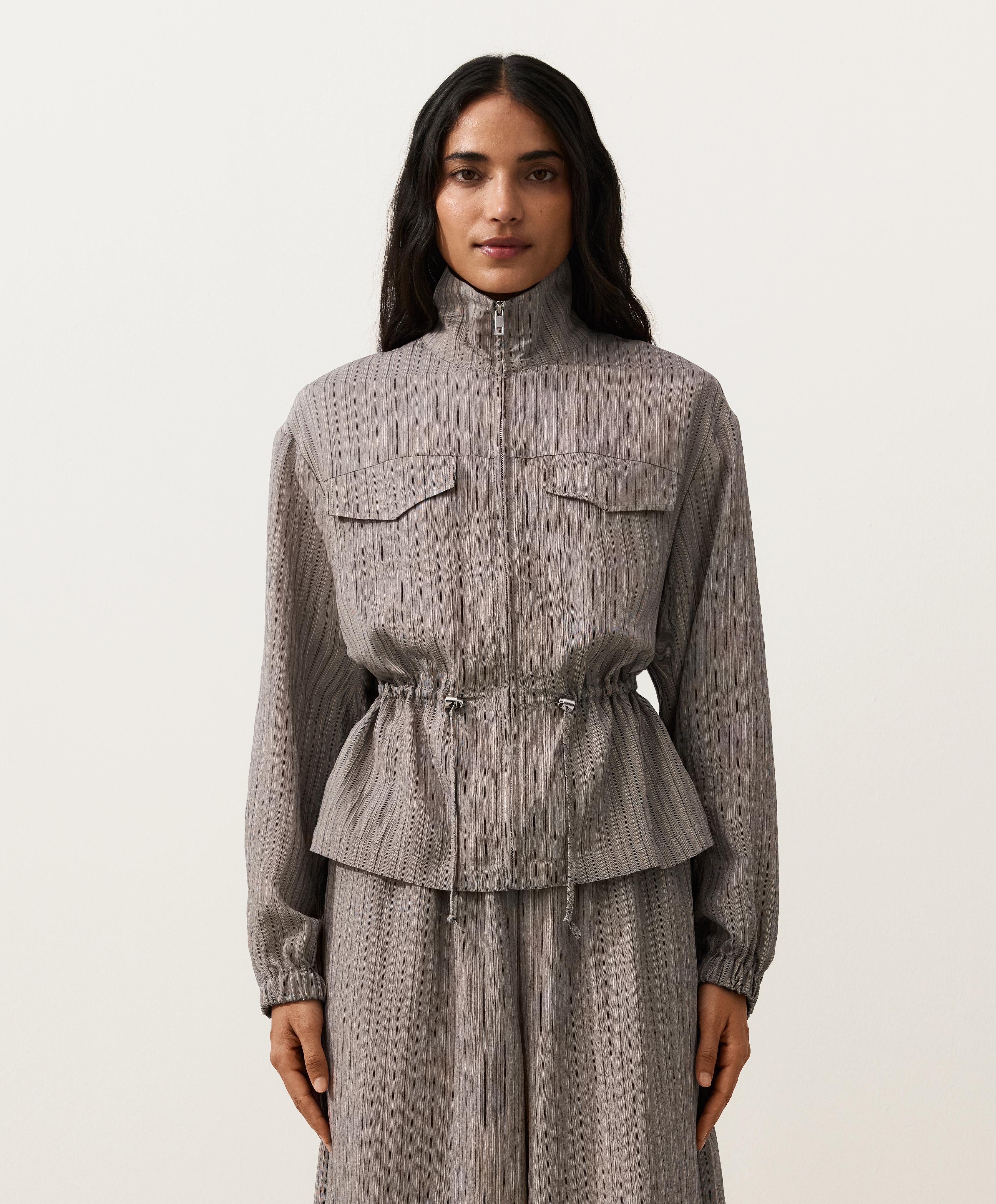 Sahara çizgili ceket