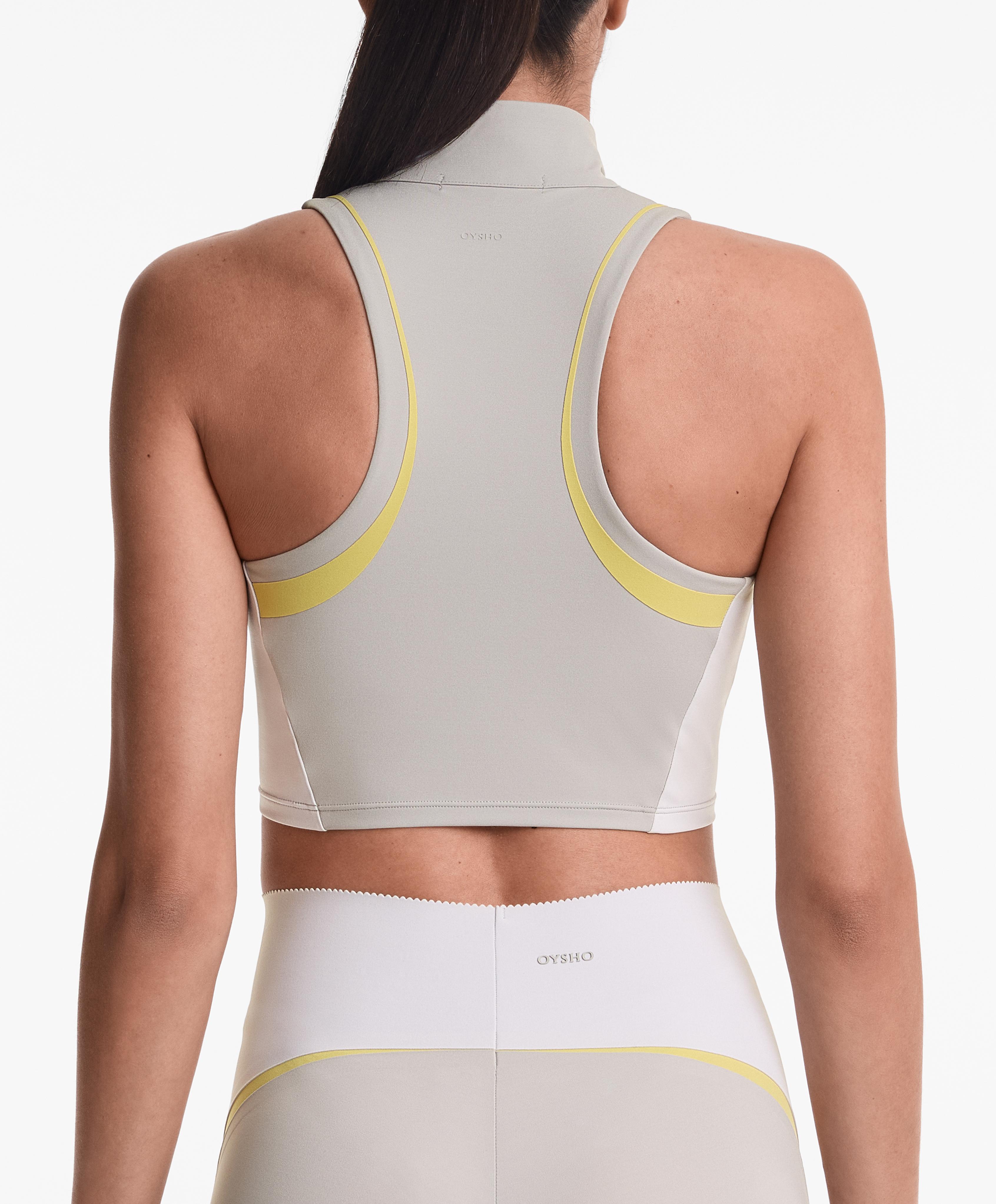 Compressive block tank top