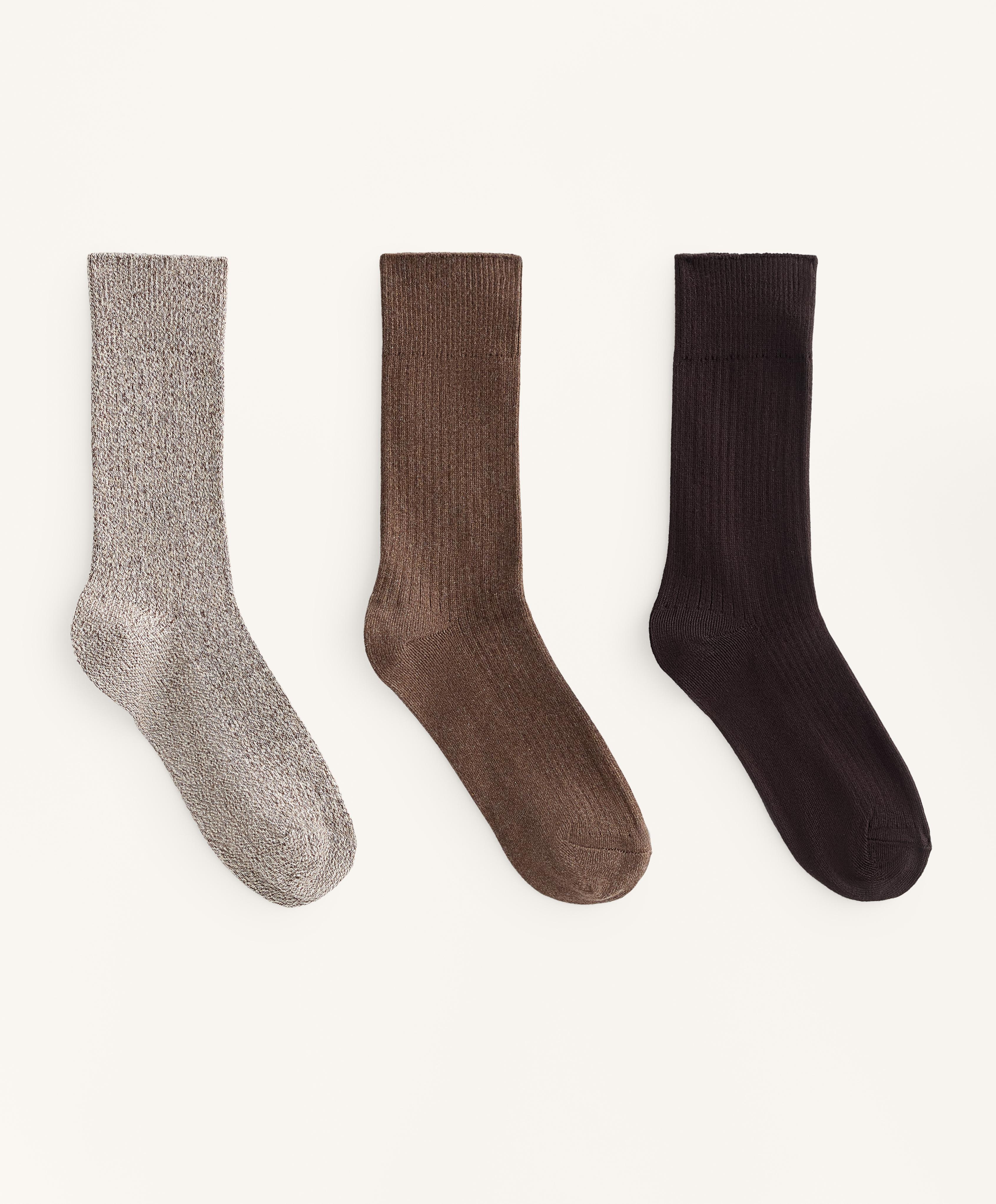 3 pairs of classic cotton blend socks
