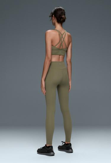 Medium support Comfortlux sports bra with cup — DARK KHAKI 5
