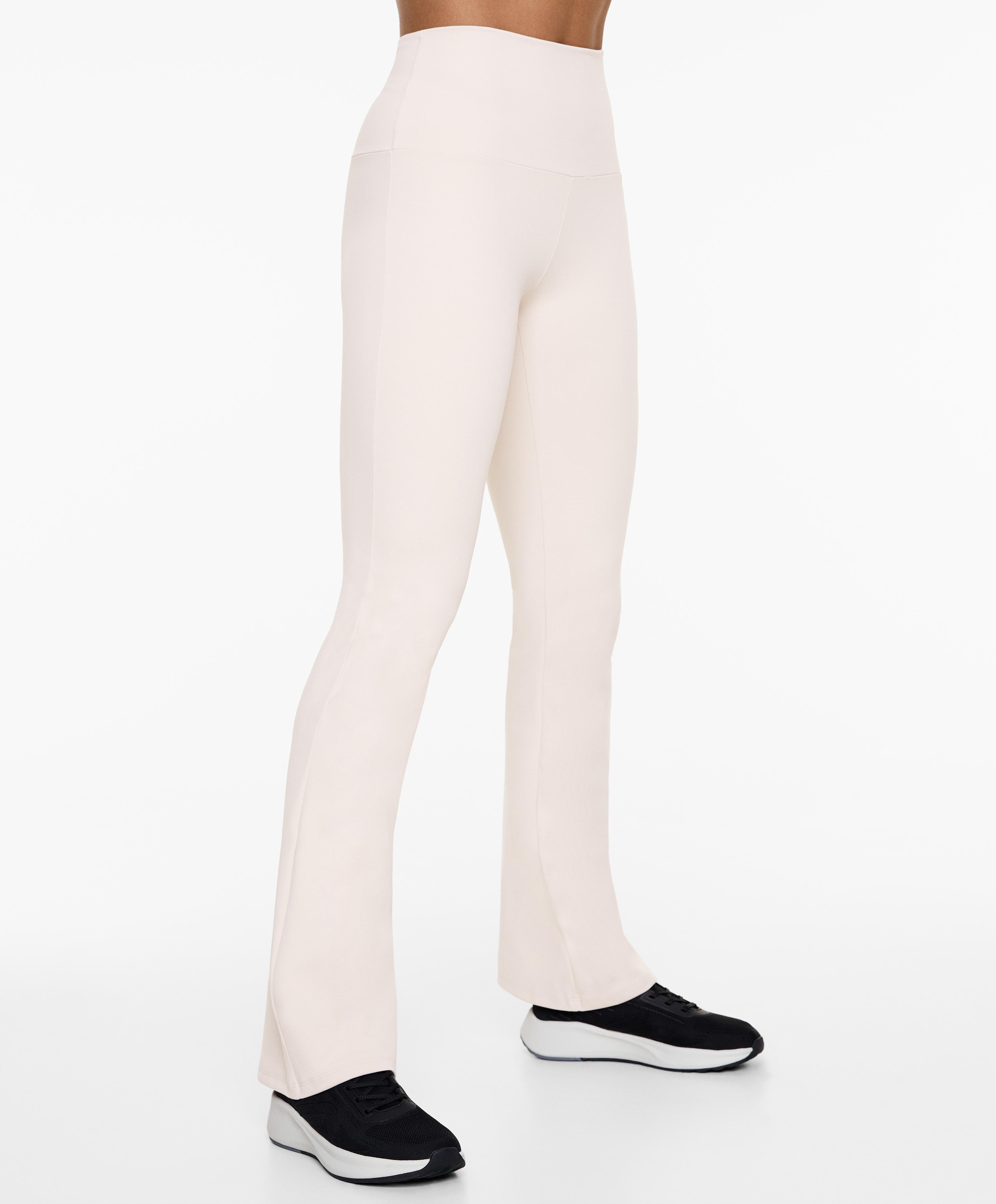 High-rise comfortlux flare trousers