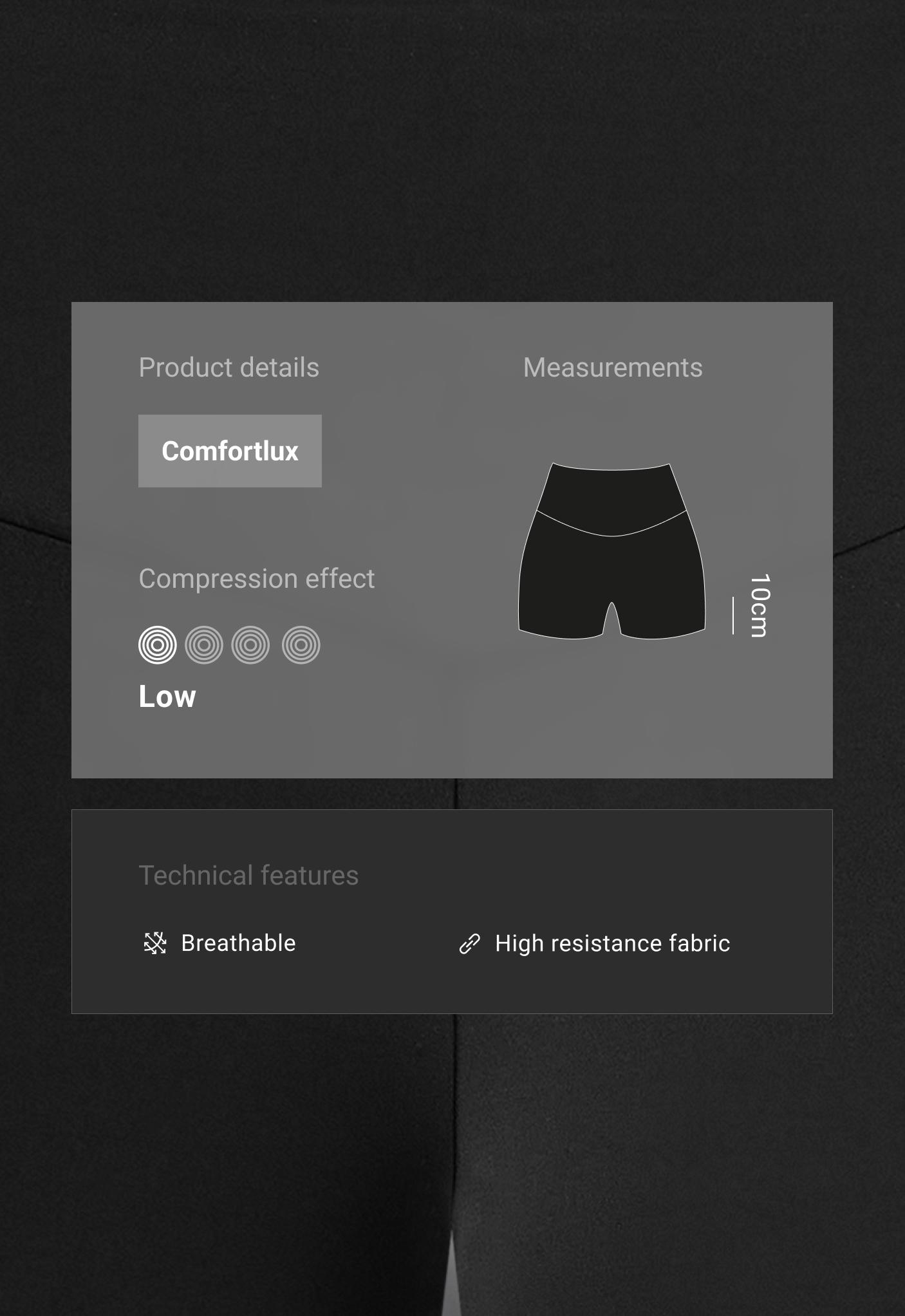 Comfortlux High-Rise 10cm Hot Pants Comfortlux High-Rise 10cm Hot Pants
