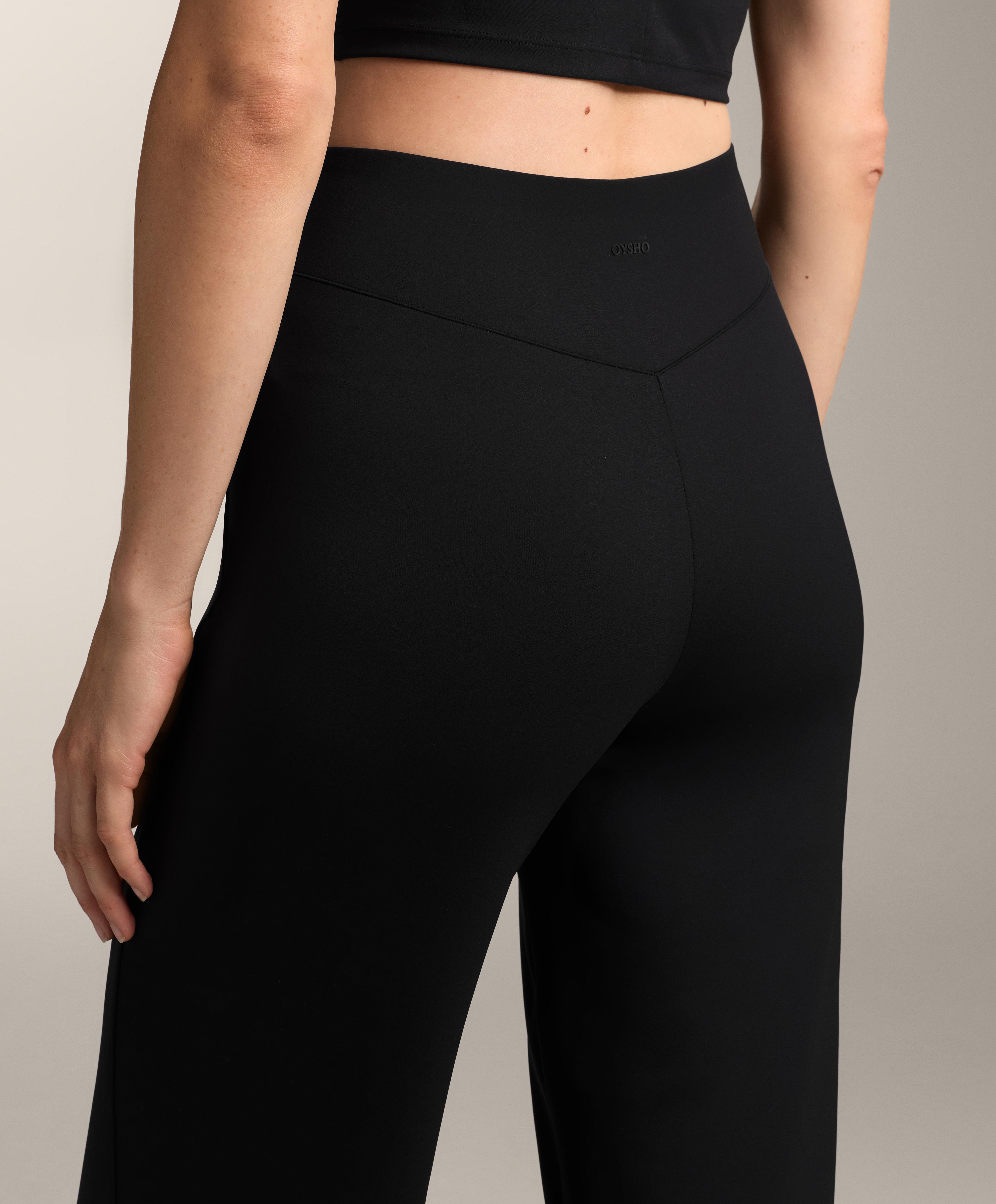 Ίσιο παντελόνι με εφέ νεοπρένιο - Εκπτώσεις