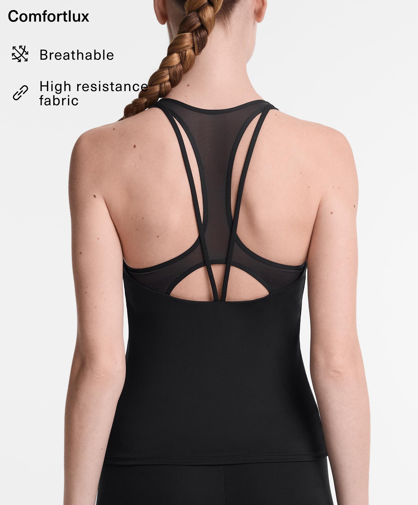 Comfortlux mesh tank top