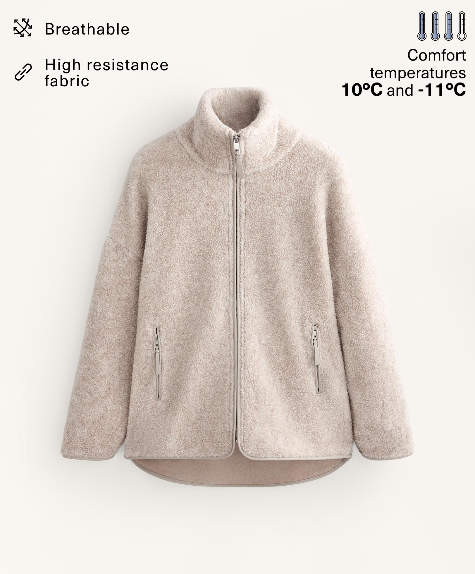 Oversize faux-shearling jacket Oversize faux-shearling jacket