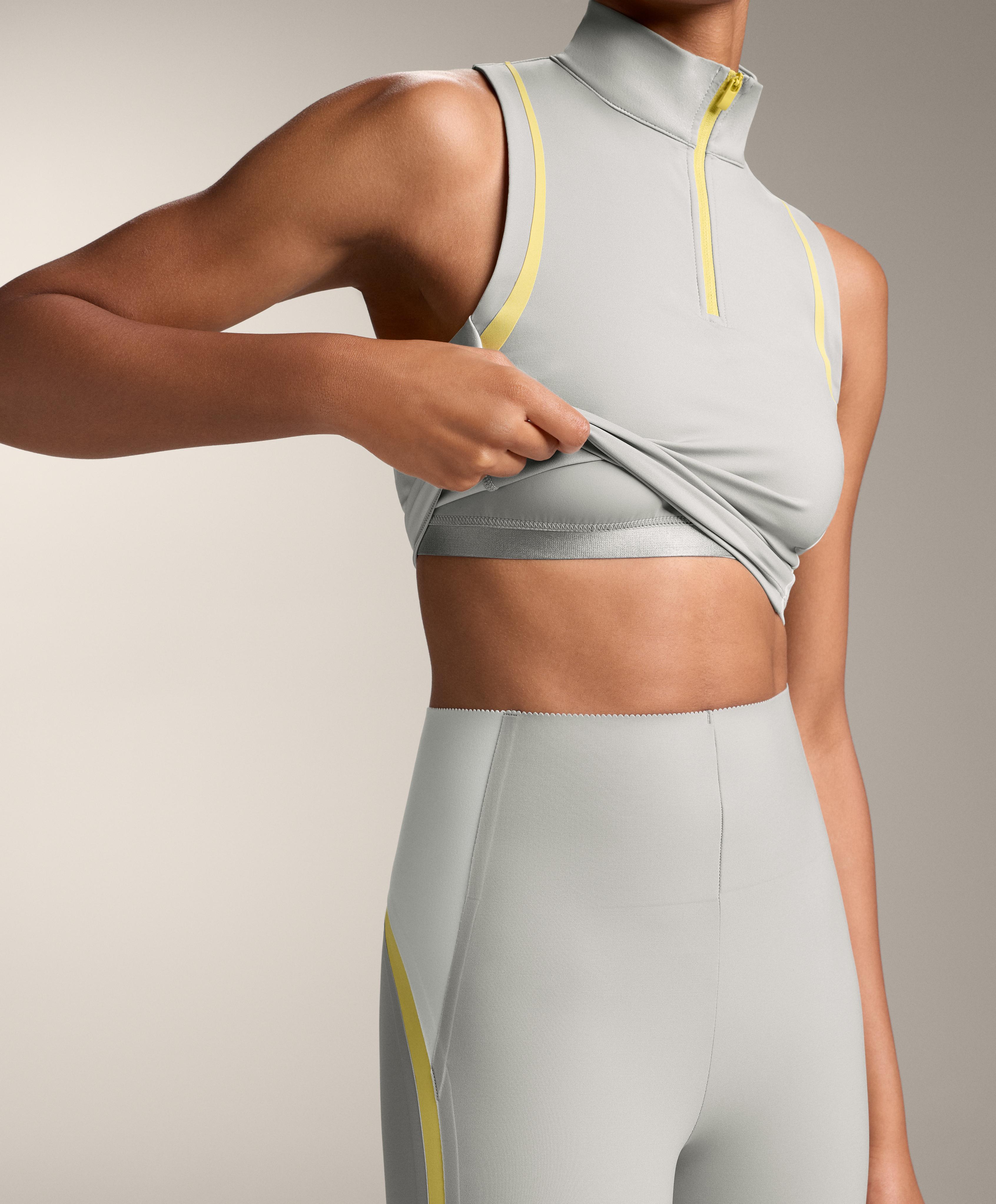 Compressive block tank top