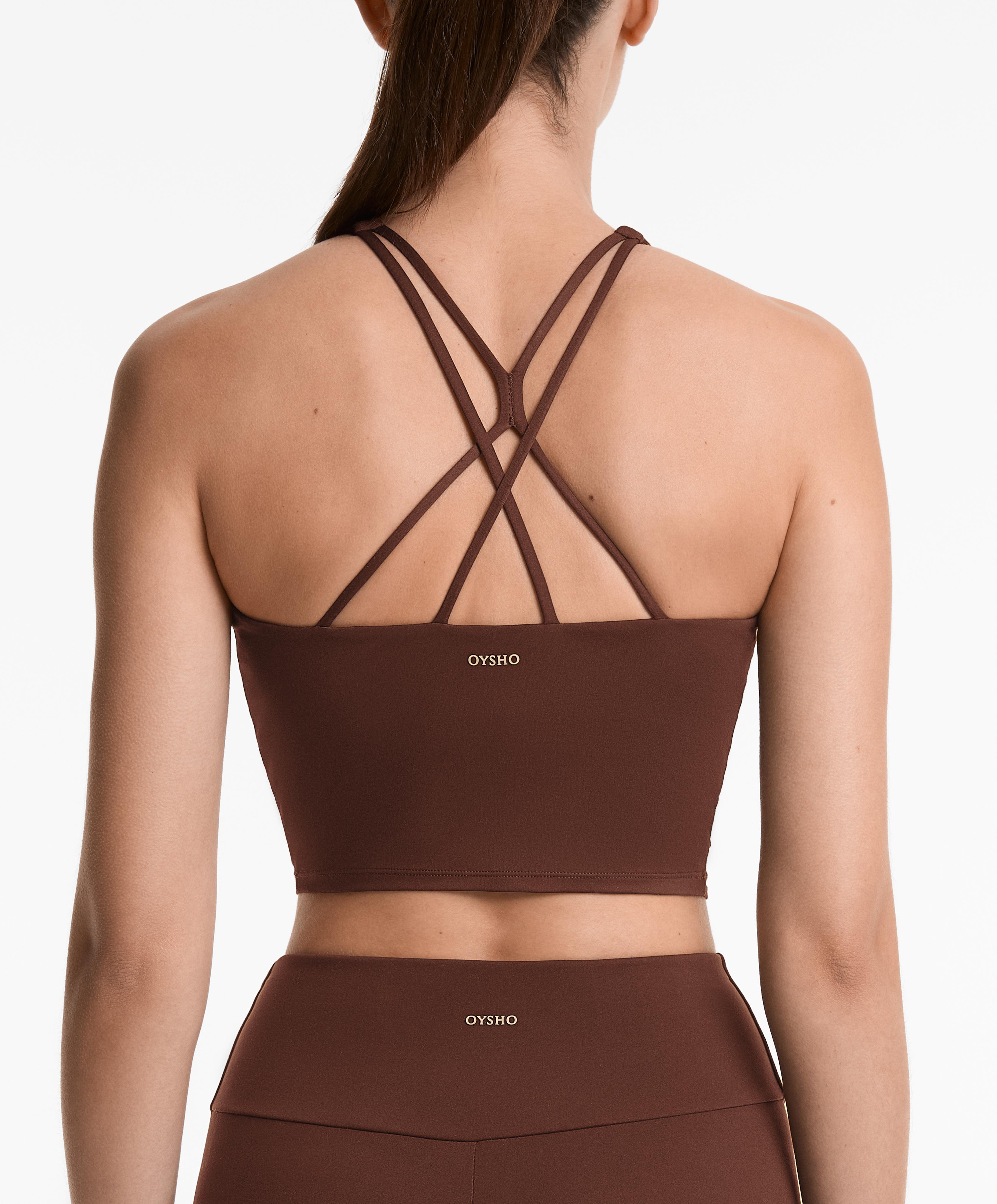 Comfortlux strap tank top with cups
