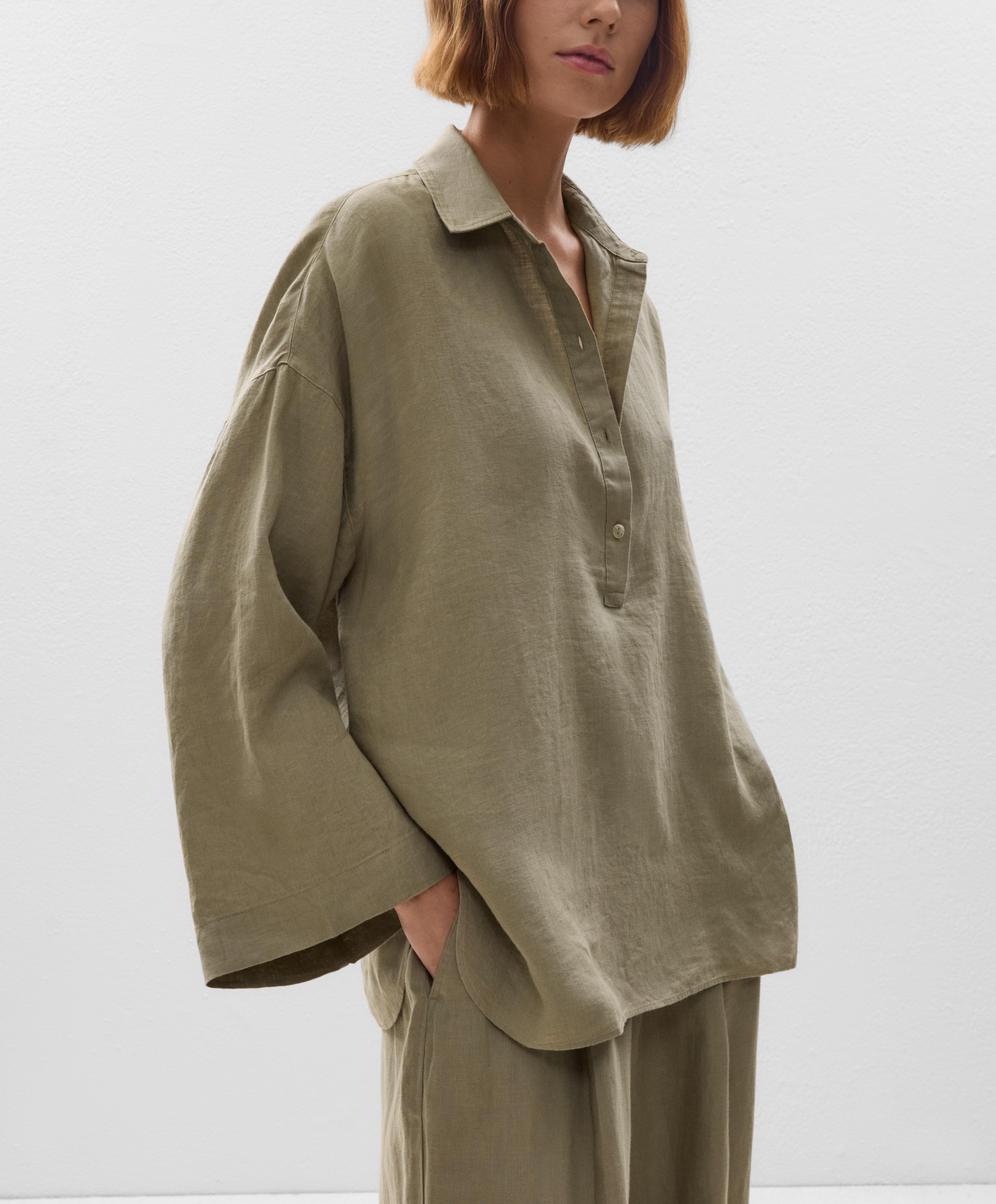 Oversize shirt in 100% linen - Išpardavimas Oversize shirt in 100% linen - Išpardavimas