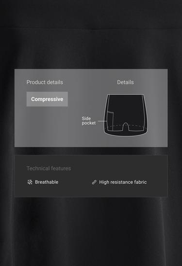 High rise Compressive skirt — BLACK 2
