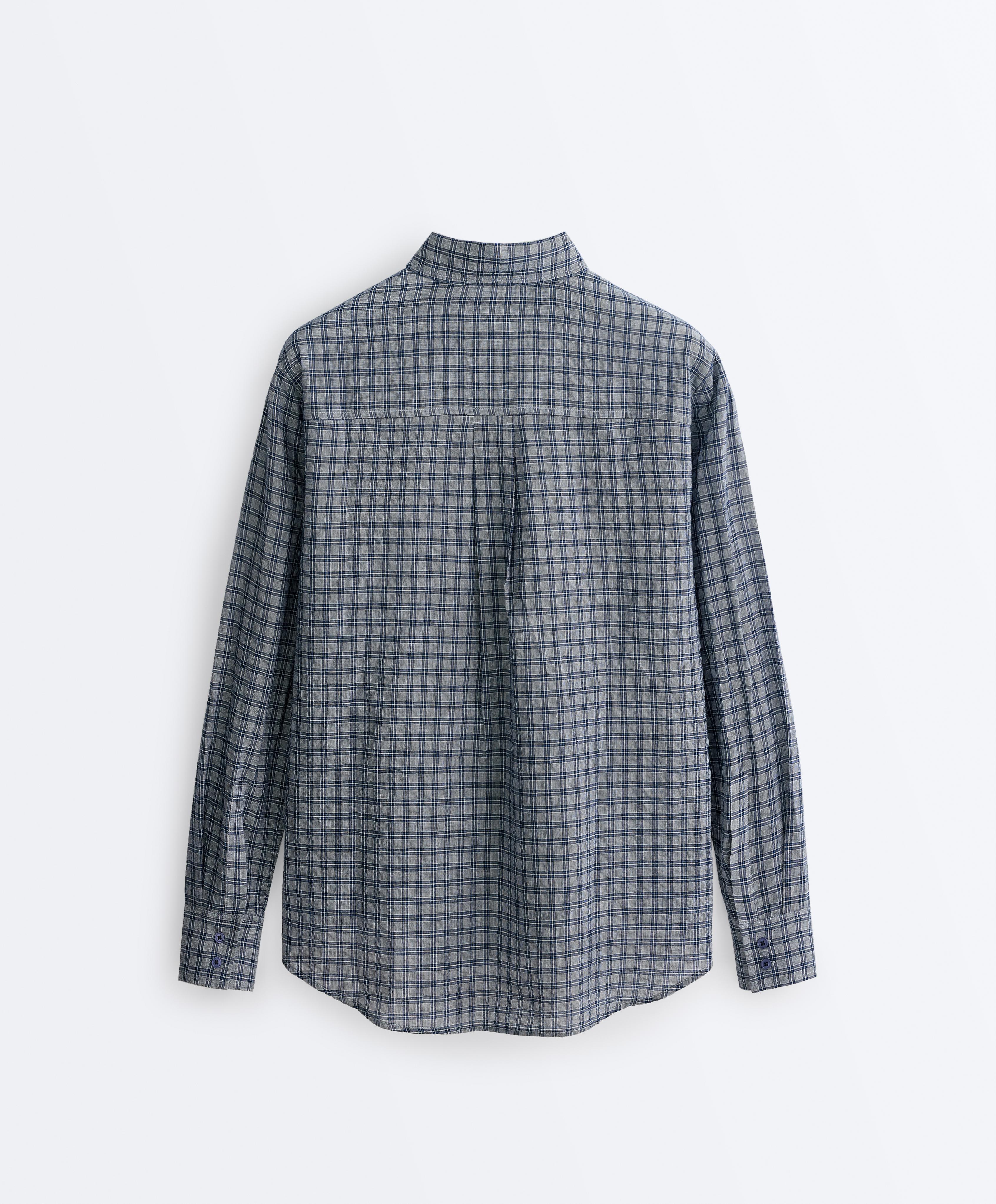 Long sleeve shirt — GREY-BLUE