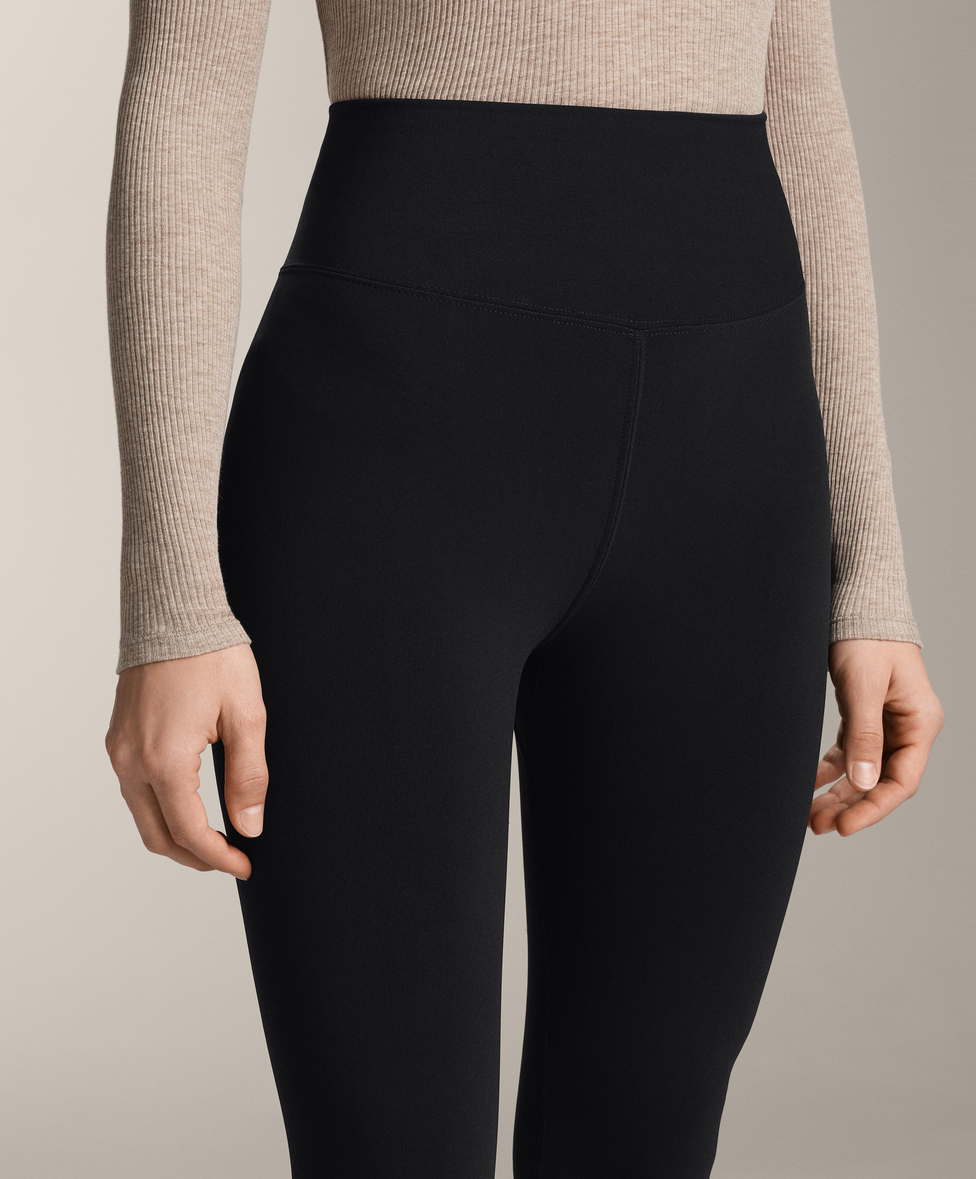 Super-high-rise seamless extra-warm 70cm ankle-length leggings