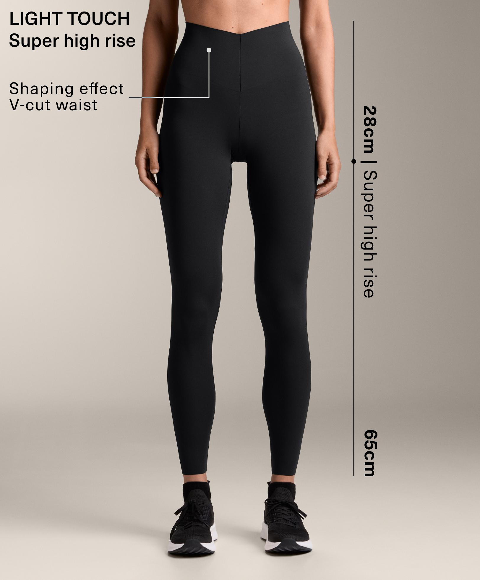 Light Touch V-cut super high rise 65cm ankle-length leggings Light Touch V-cut super high rise 65cm ankle-length leggings
