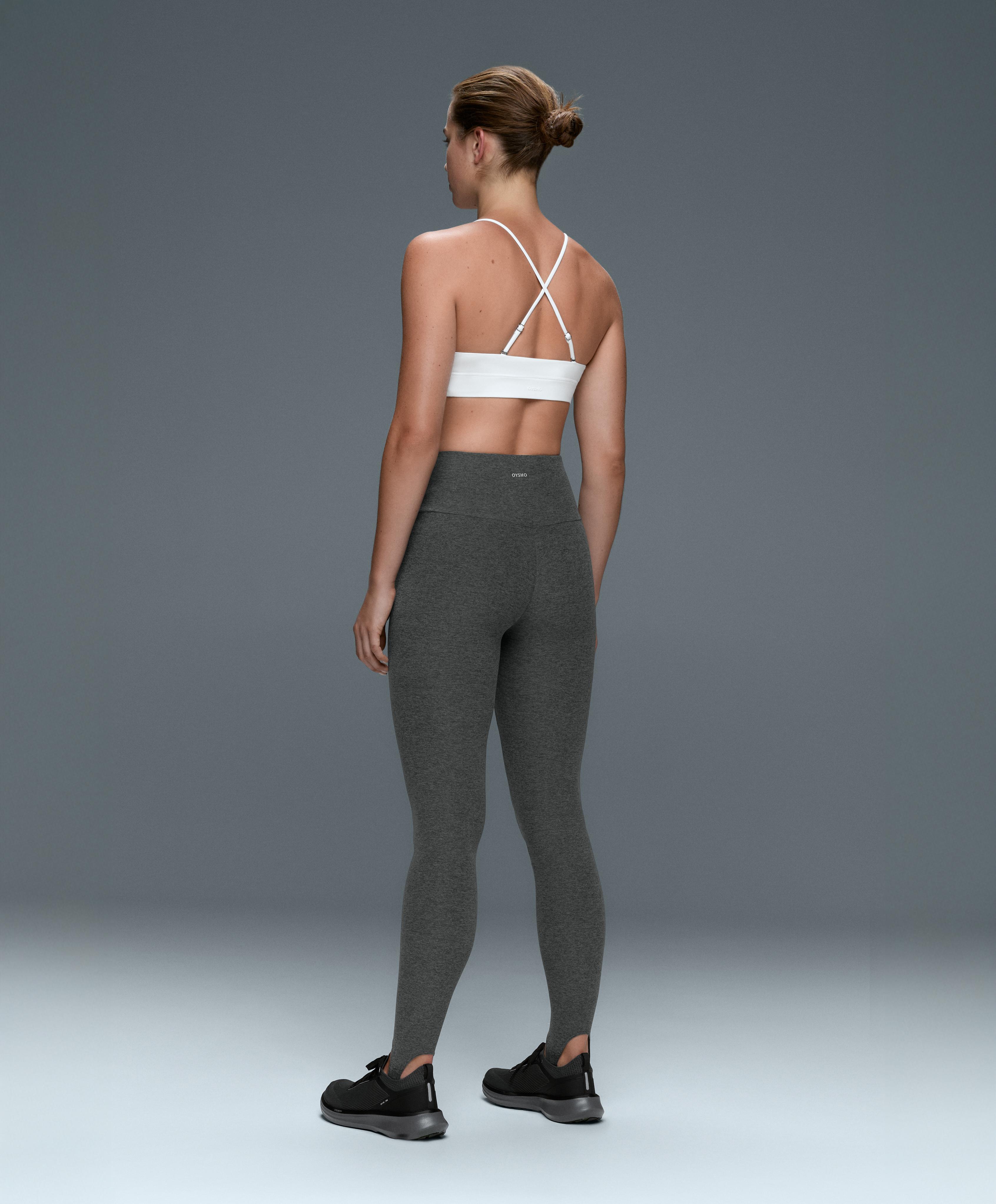 Low-support Comfortlux triangle sports bra — WHITE 