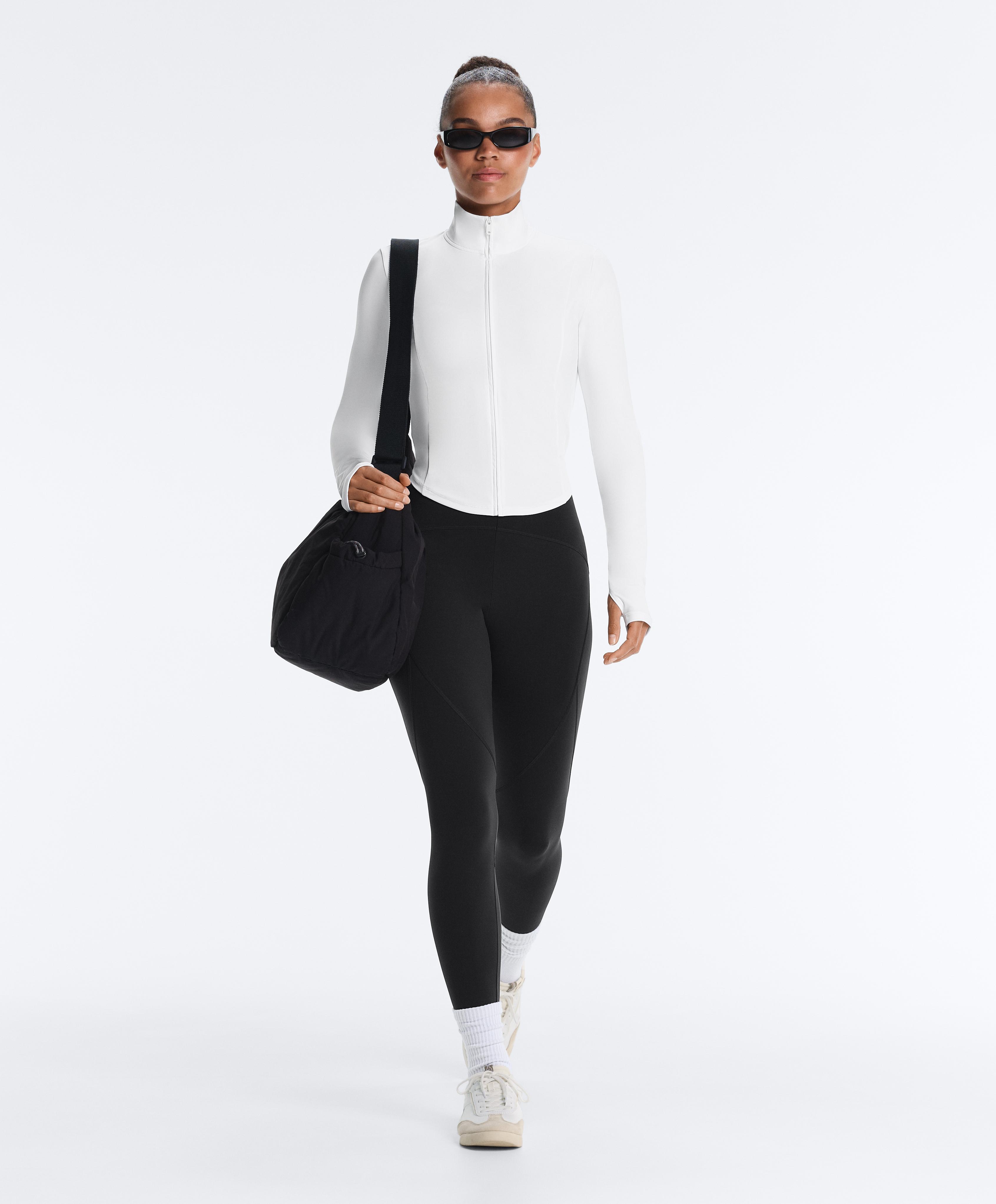 Short Light Touch technical jacket — WHITE 