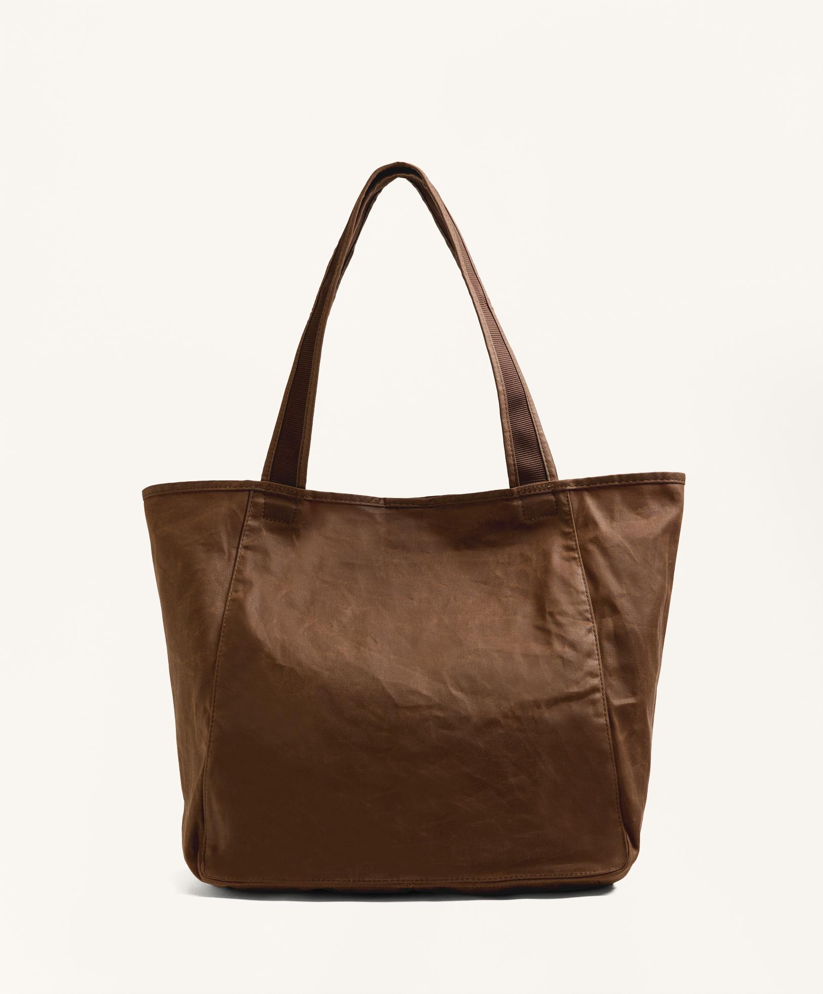 Waxed shopper bag Waxed shopper bag