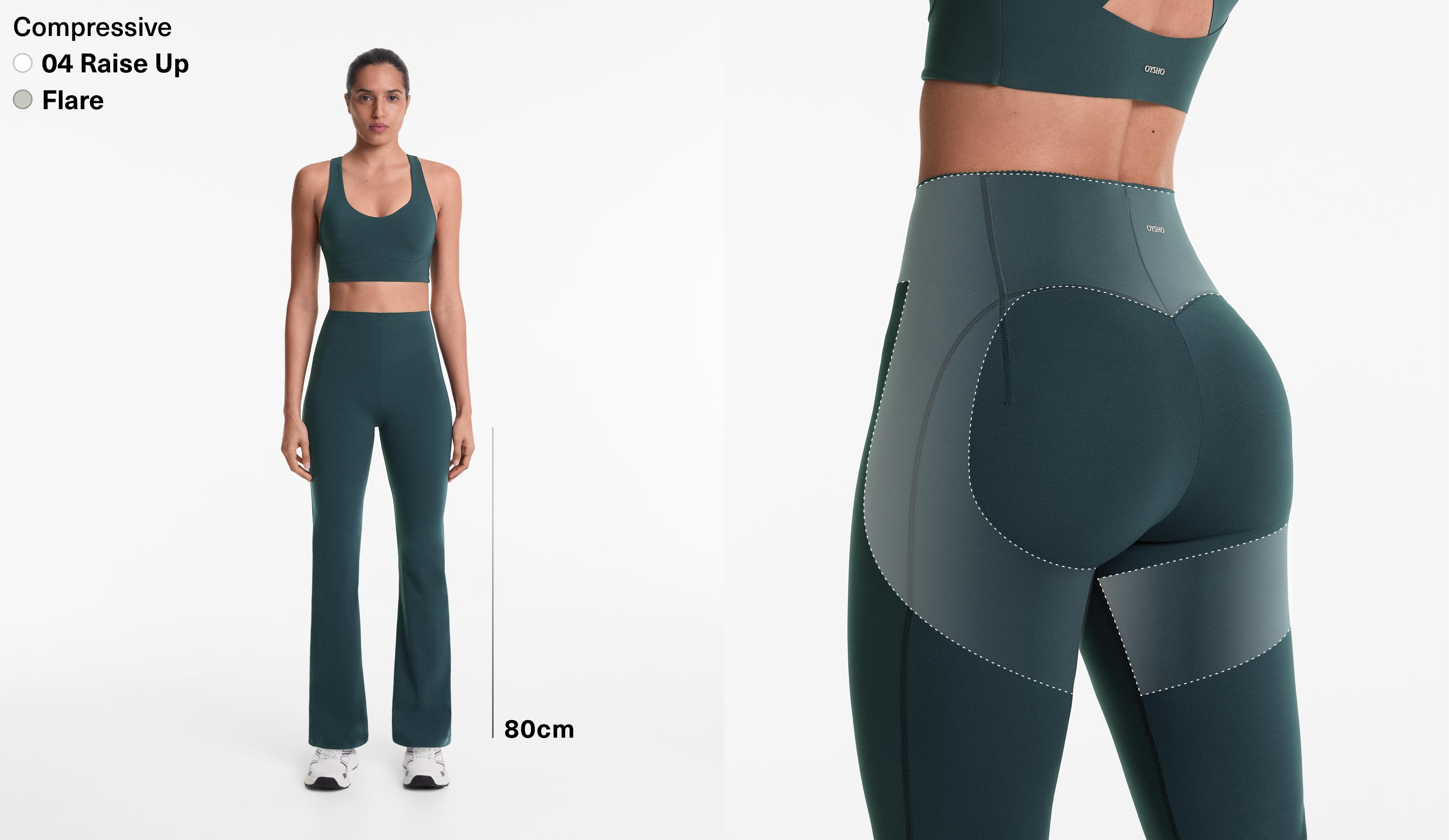 High-rise Compressive Raise Up Flare Trousers High-rise Compressive Raise Up Flare Trousers